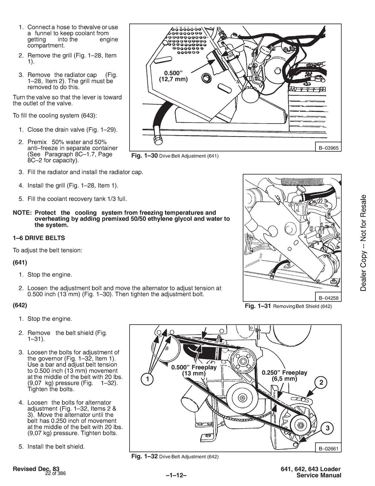 BOBCAT 641 642 643 H Series Skid Steer Loader Service Manual 1996, FOLDOUTS
