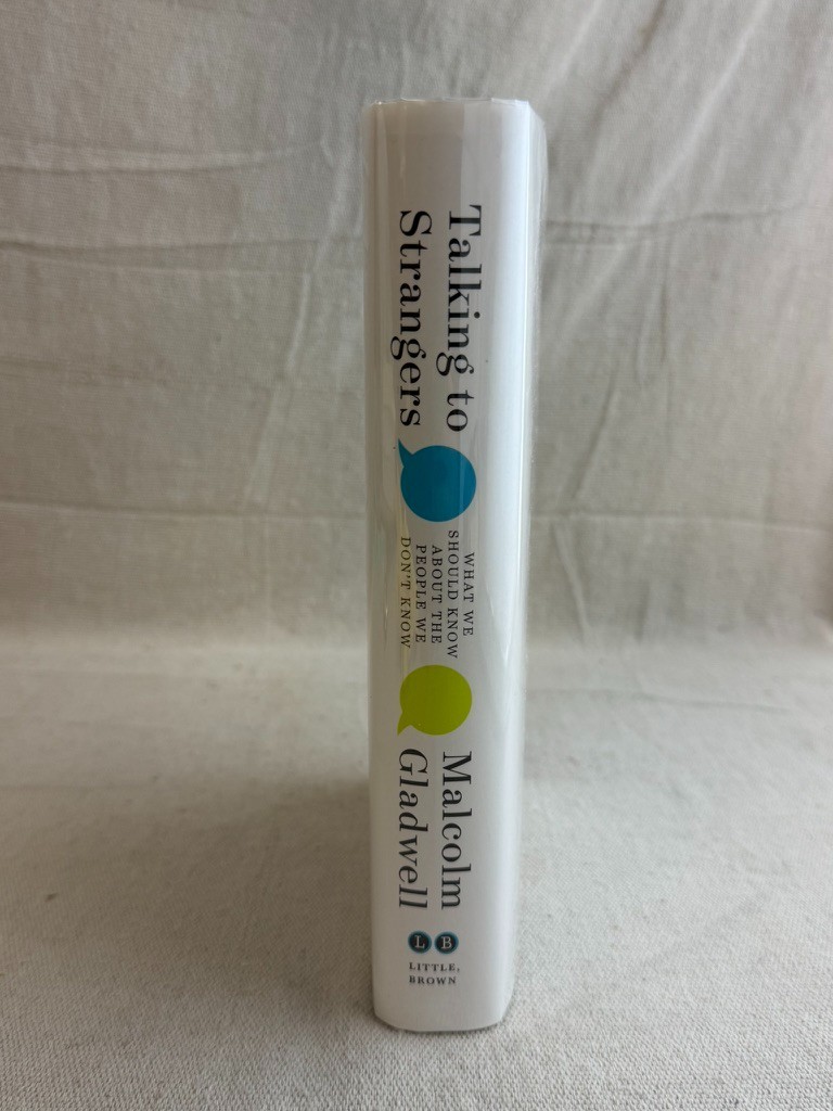 TALKING TO STRANGERS Malcolm Gladwell ~ FLAT SIGNED (not a label) 1st Edition HC
