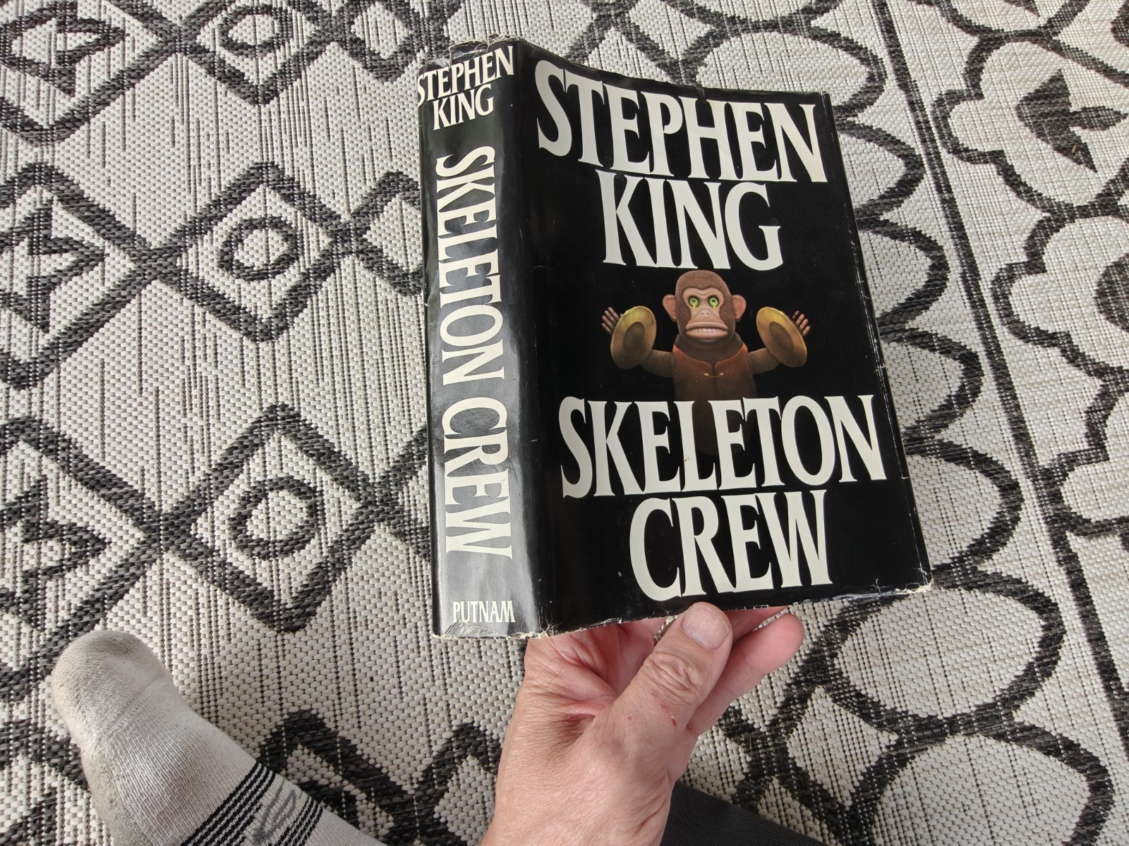 Skeleton Crew by Stephen King Hardcover Book HBDJ Copyright 1985 Bce HB 1 R