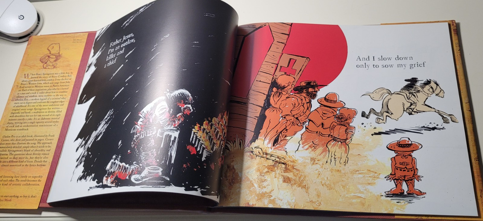 Outlaw Pete – Hardcover Bruce Springsteen, Frank Caruso