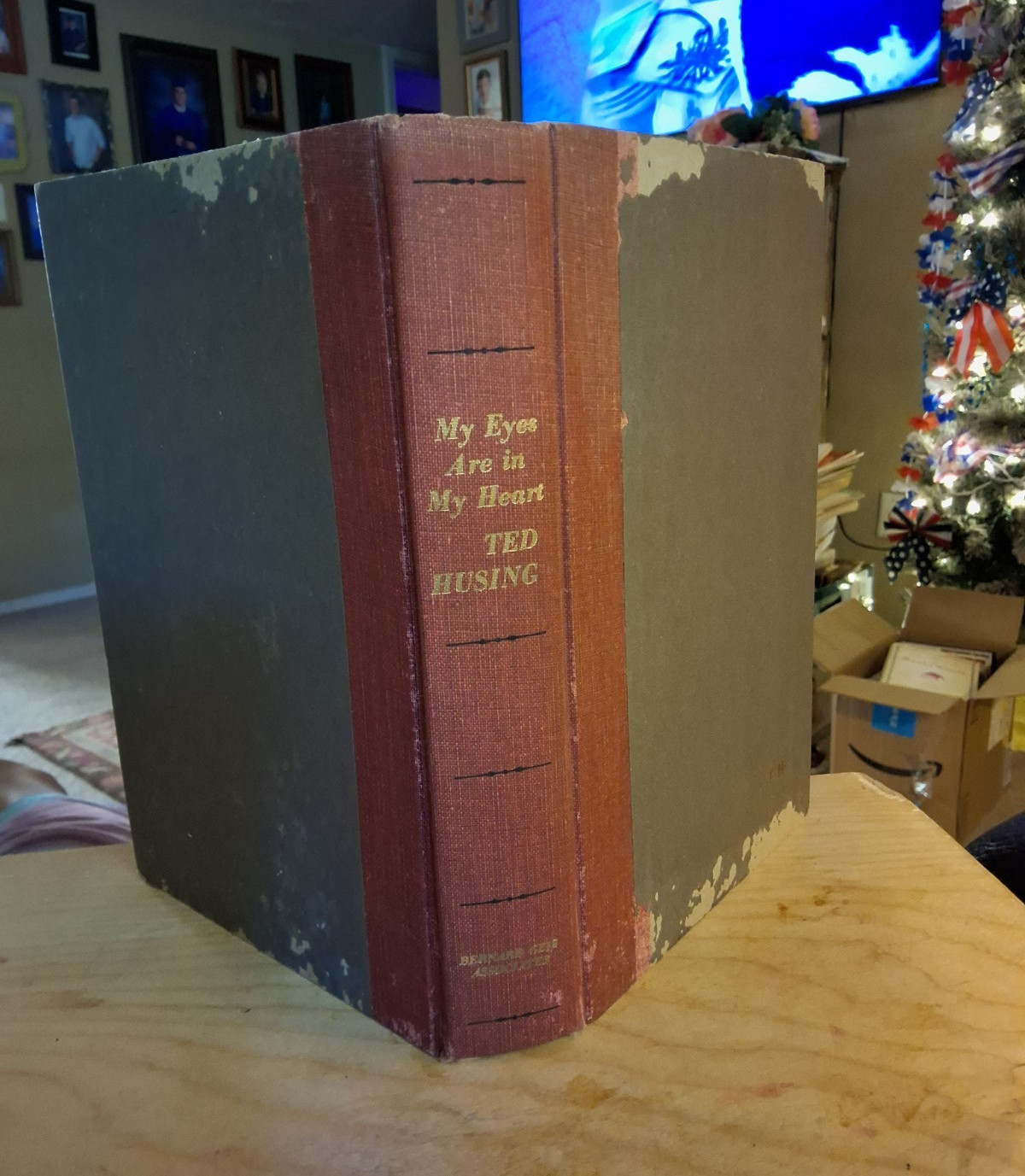 Ted Husing My Eyes Are in My Heart Hardcover Biography Bobbs-Merrill 1949