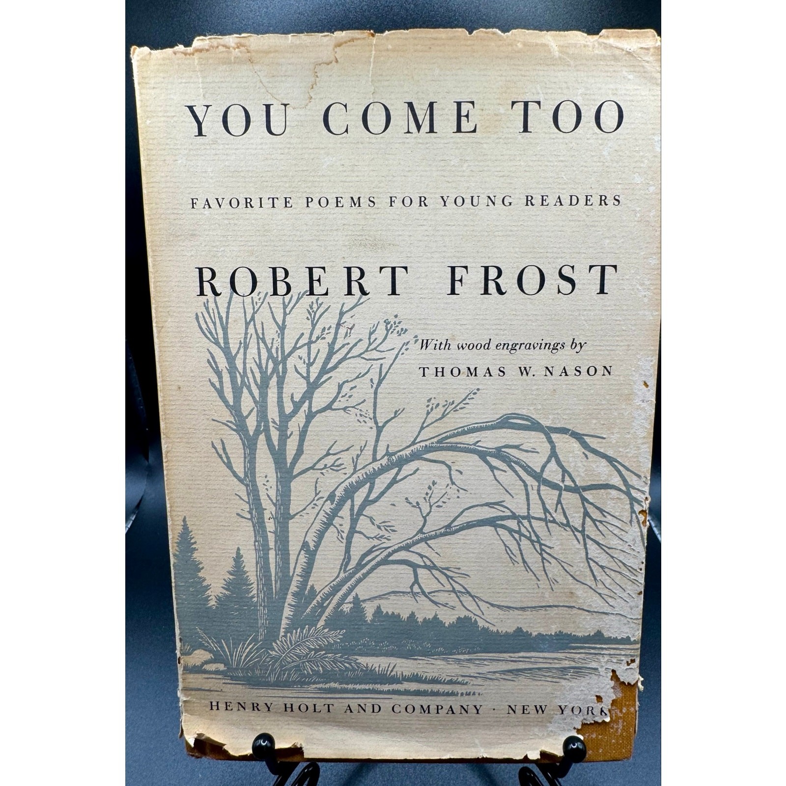 Vintage 1959 Robert Frost You Come Too 1st Edition Asso. Copy Hyde Cox Inscribed