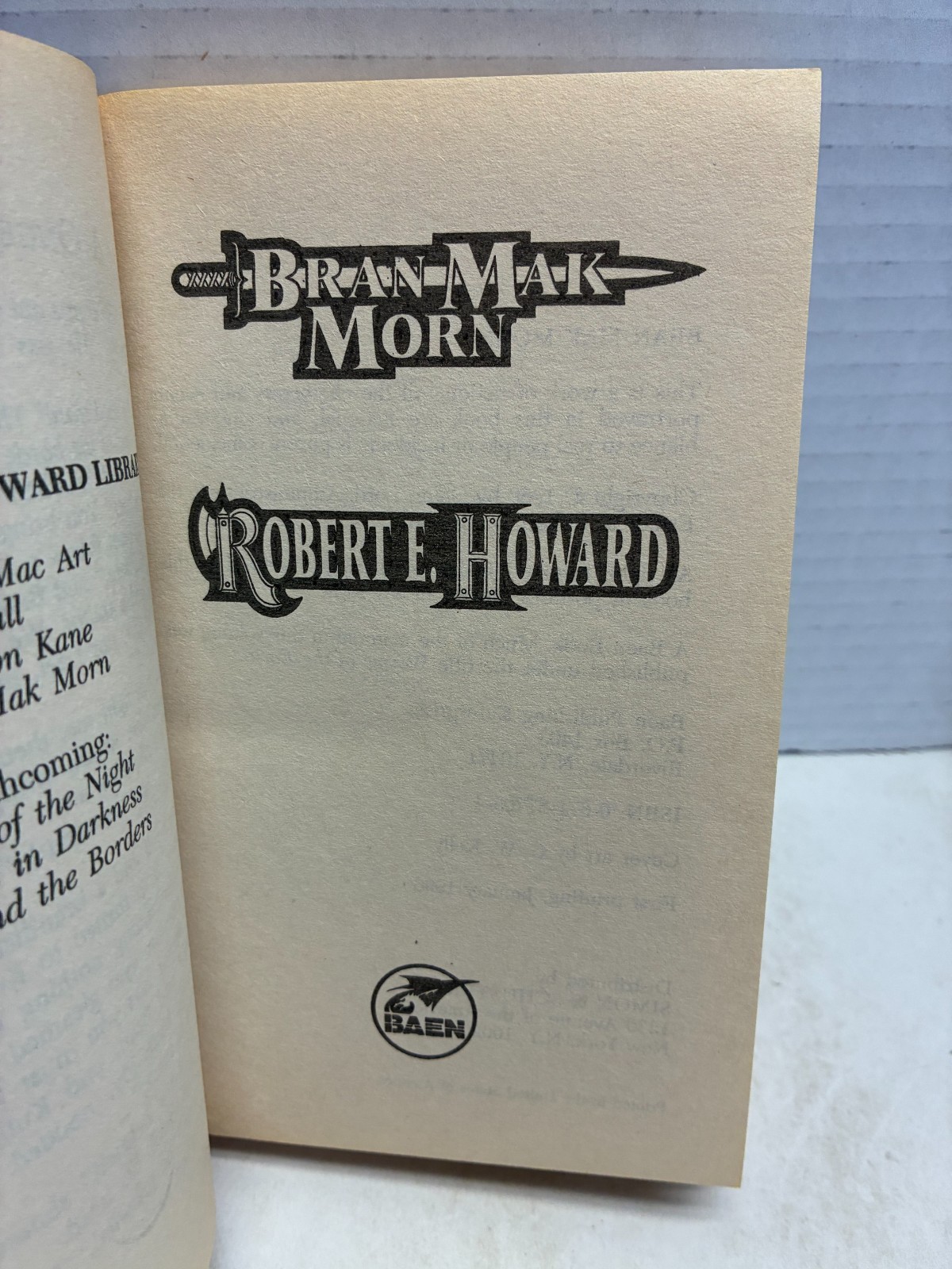C5 Robert E Howard Fantasy/Adventure 5-Paperback Book Collection 1966