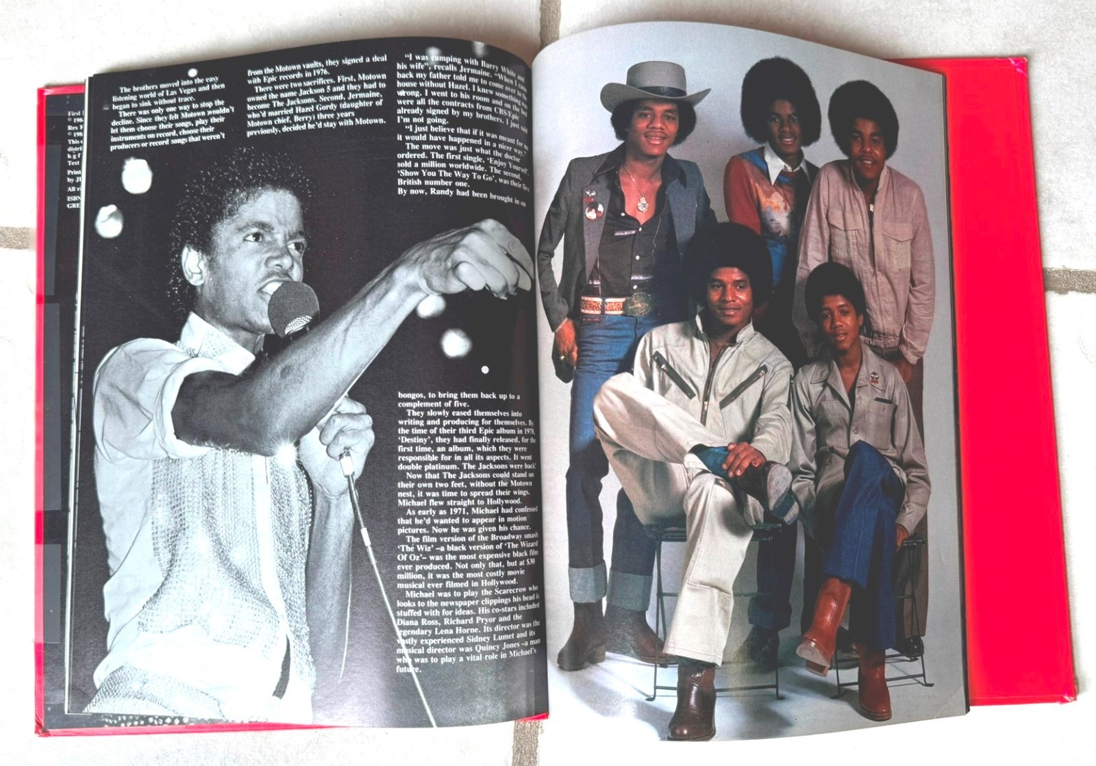 MICHAEL JACKSON hardcover STEWART REGAN Greenwich House 1984 w/o dust jacket