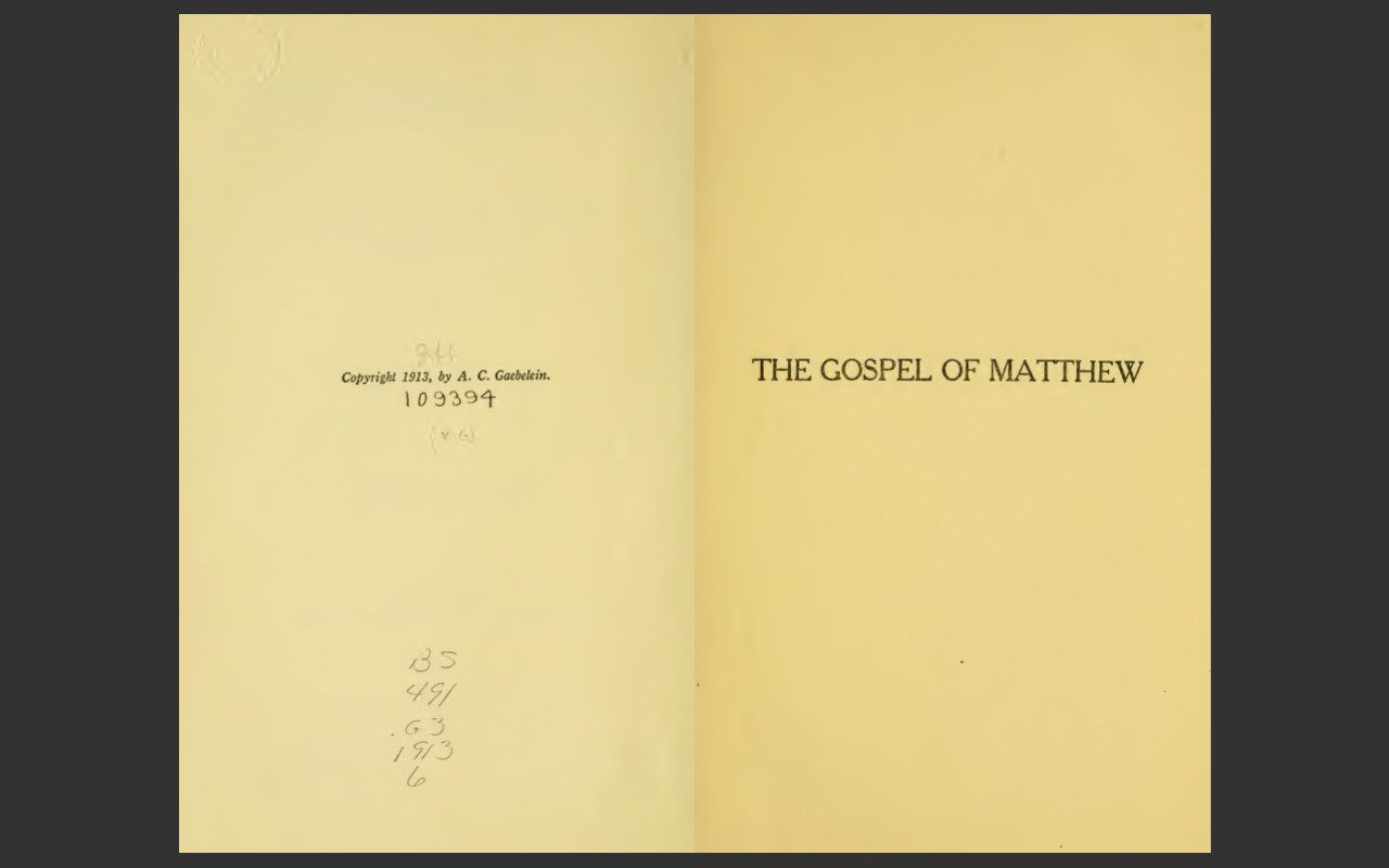 The Annotated Bible by A.C. Gaebelein – All 9 Volumes (1913-21) E-Book Set on CD