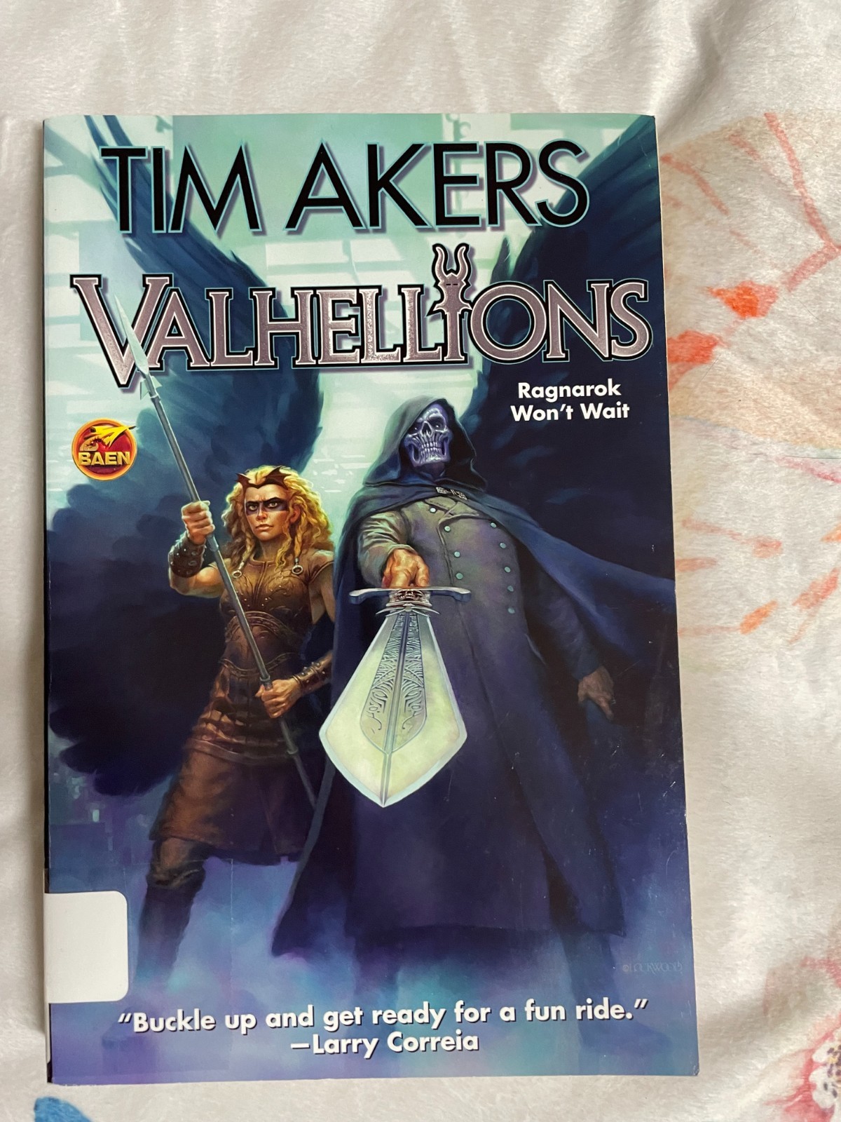 Valhellions Tim Akers 2022 Trade PB — VG Ex‑Library — Urban Fantasy Supernatural