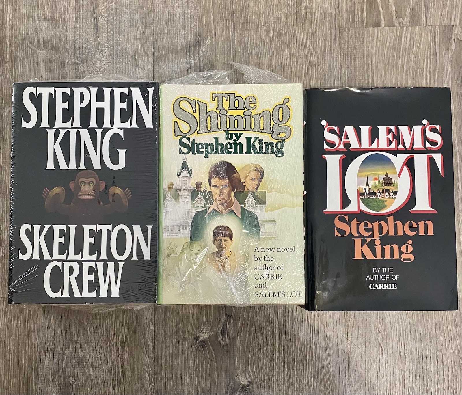 Stephen King Hardcover Lot: Skeleton Crew, The Shining, ‘Salem’s Lot w/ DJ