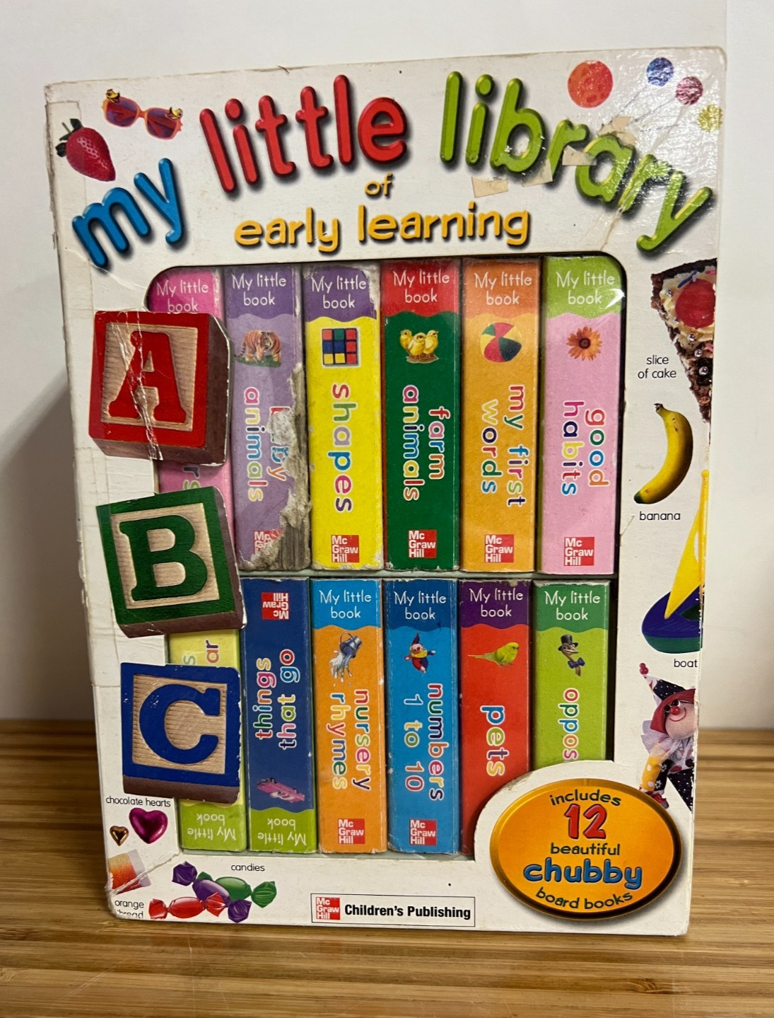 My Little Library: Early Learning – 12 mini board books – dated 2003