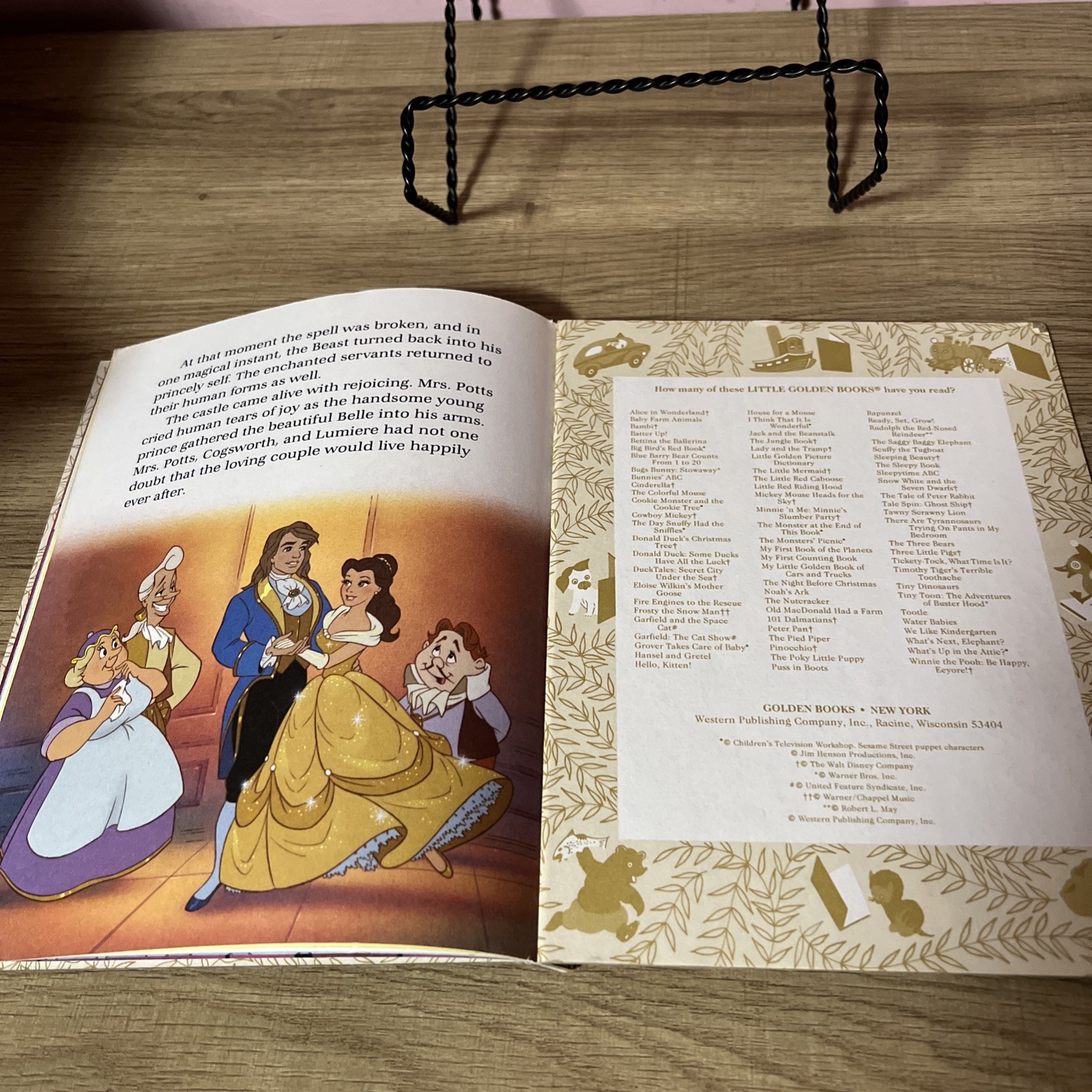 Beauty And The Beast Little Golden Books