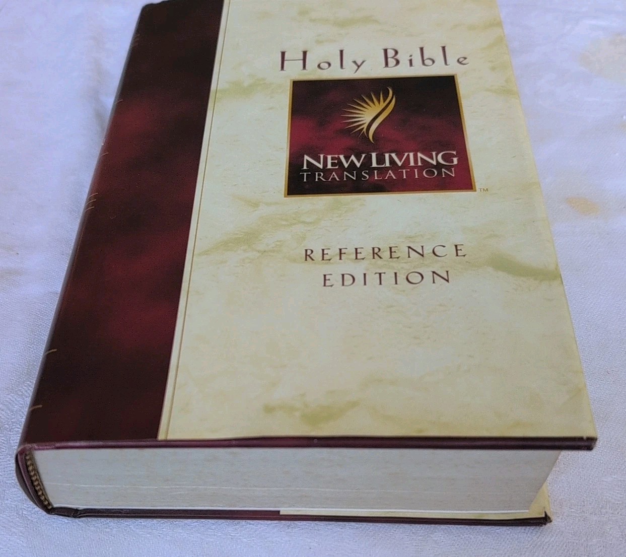 New Living Translation Text 1996 Bible Red Letter Large Print by Tyndale 1996