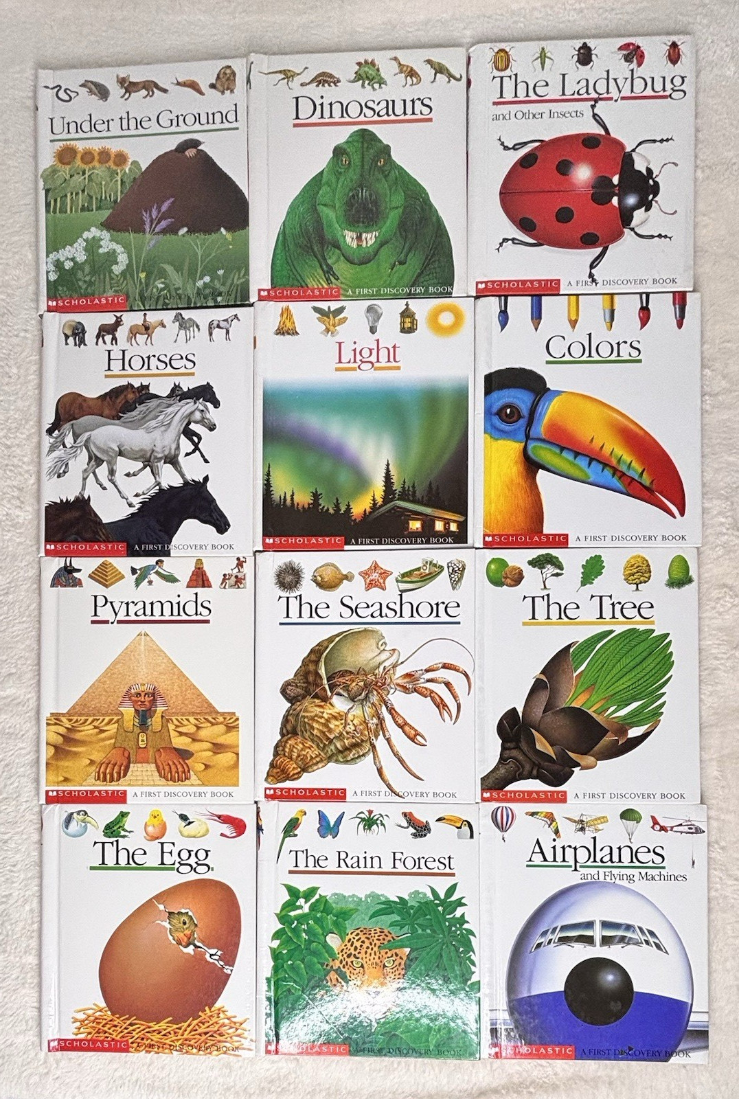 Scholastic A First Discovery Books Lot Of 21 Early Learning Home School