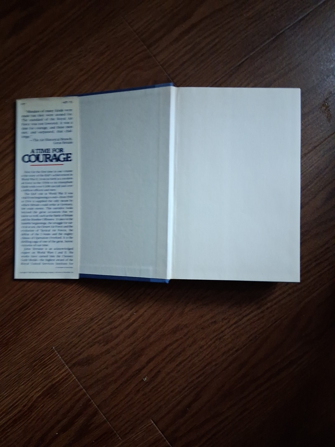 A Time for Courage: Royal Air Force in the European War, 1939-1945, HB/DJ,VG ❤