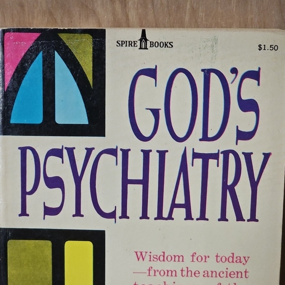 God’s Psychiatry Charles L Allen Vintage 1976 Spire Books Paperback Classic RARE