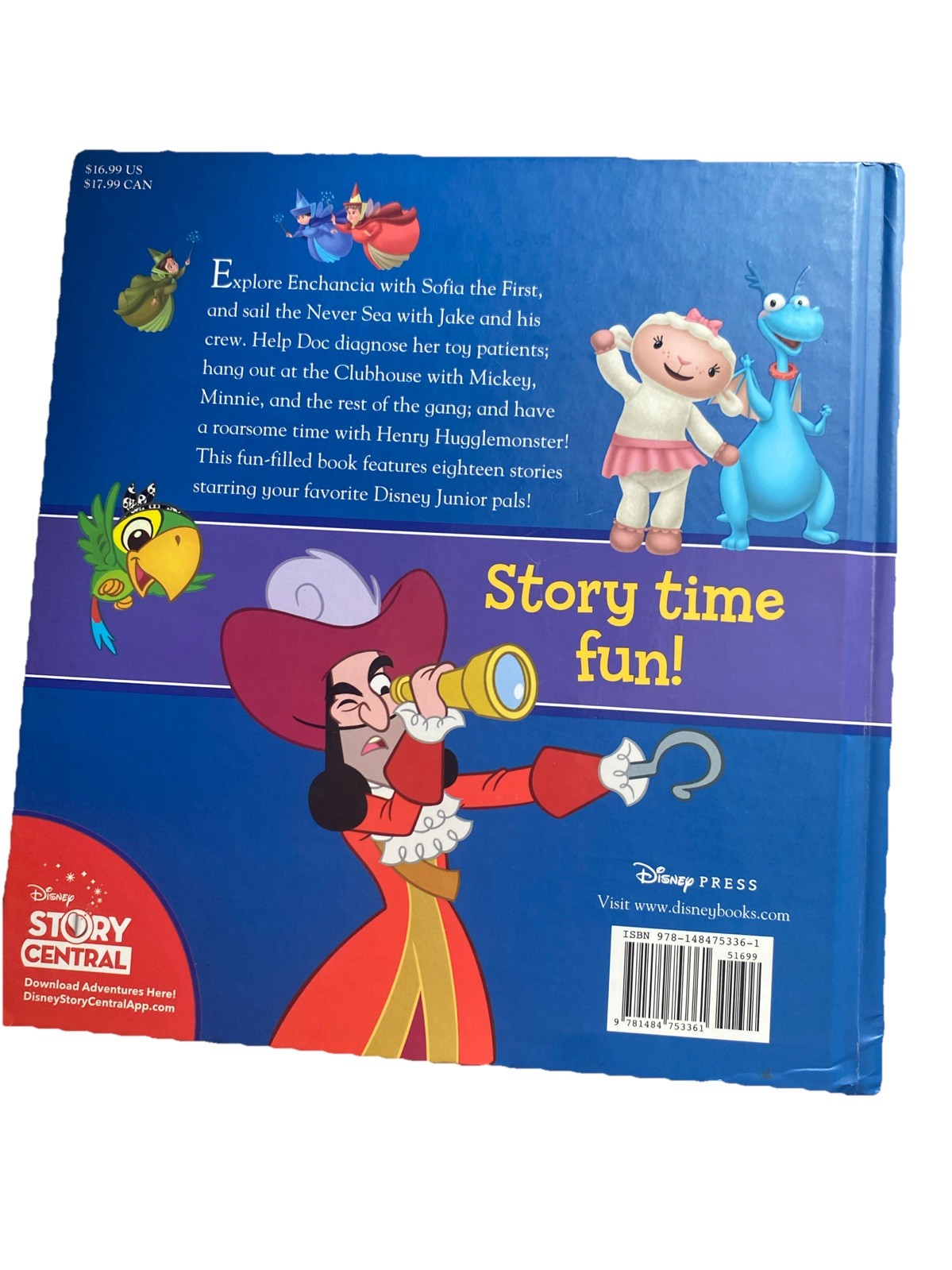 Disney Junior Storybook Collection Hardcover by Disney Artists (2015-) 303 Pages