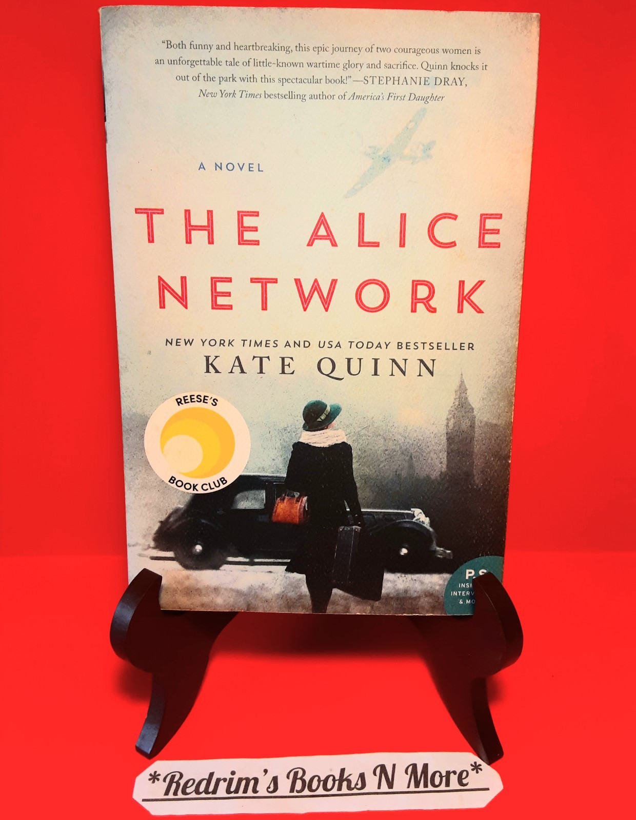 The Alice Network Kate Quinn Softcover Historical Drama Fiction William Morrow