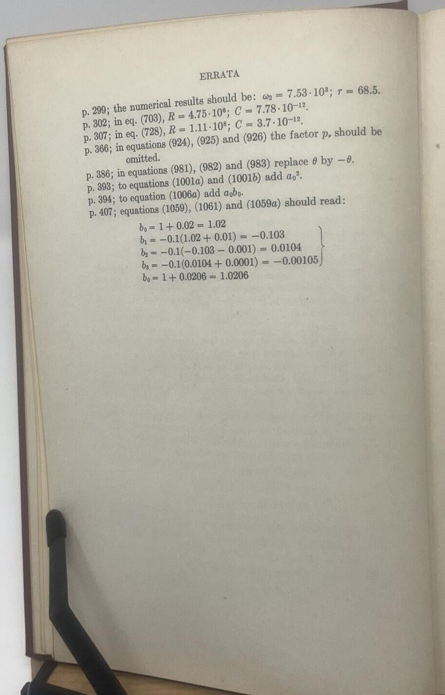 Communication Networks Vol. I 1946 Ernst. A. Guillemin Wiley 4th Printing F7