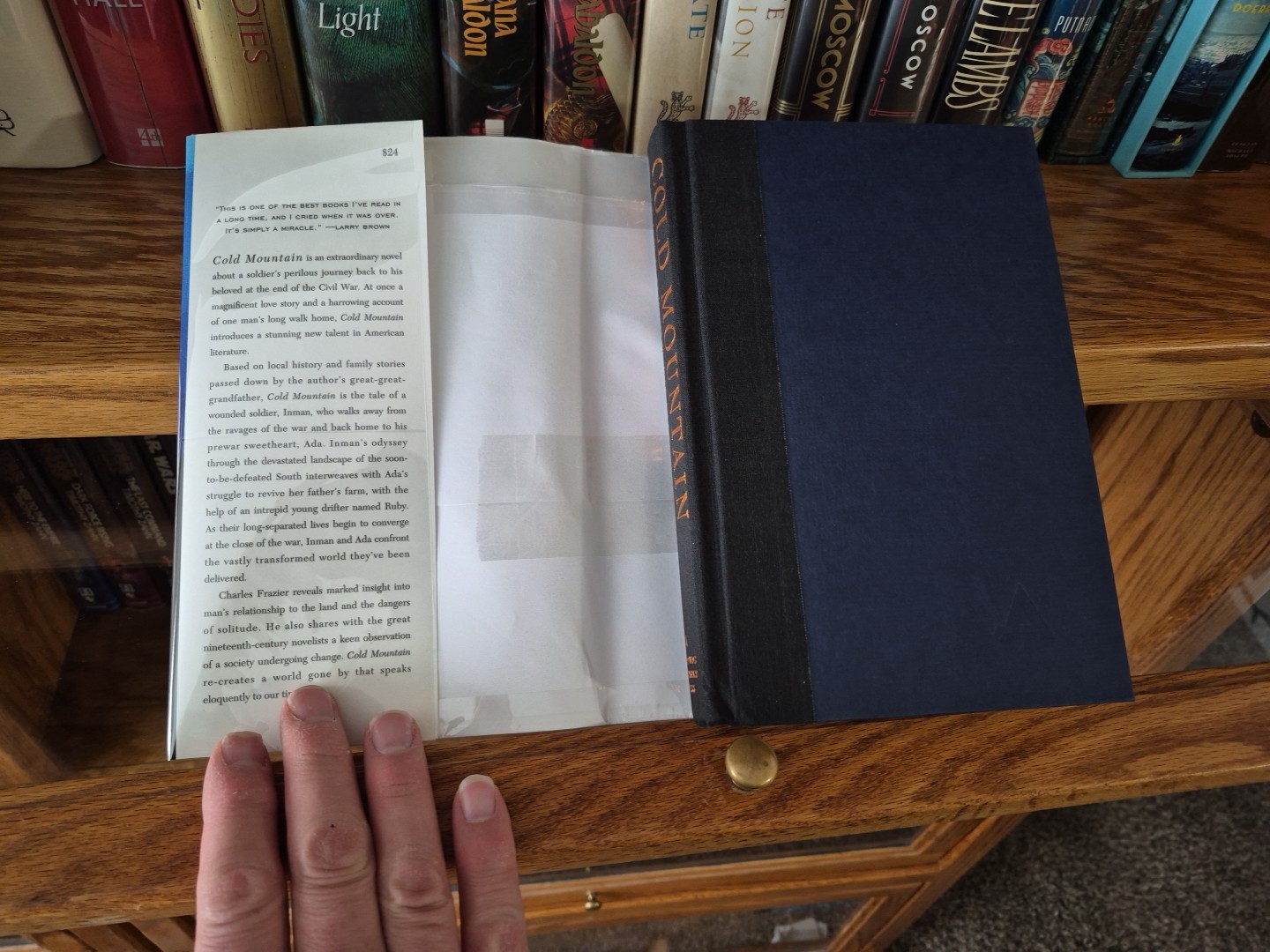 Cold Mountain by Charles Frazier (SIGNED) TRUE 1st Print UNREAD FINE/FINE