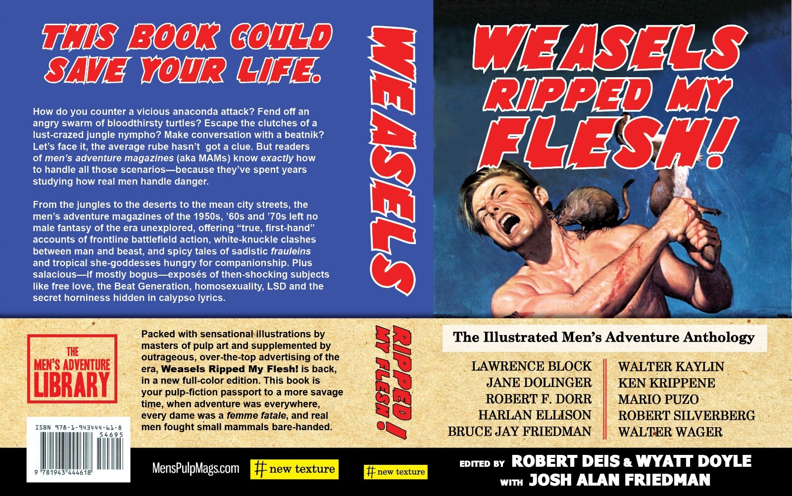 NEW! The full color, expanded WEASELS RIPPED MY FLESH! anthology (Softcover)