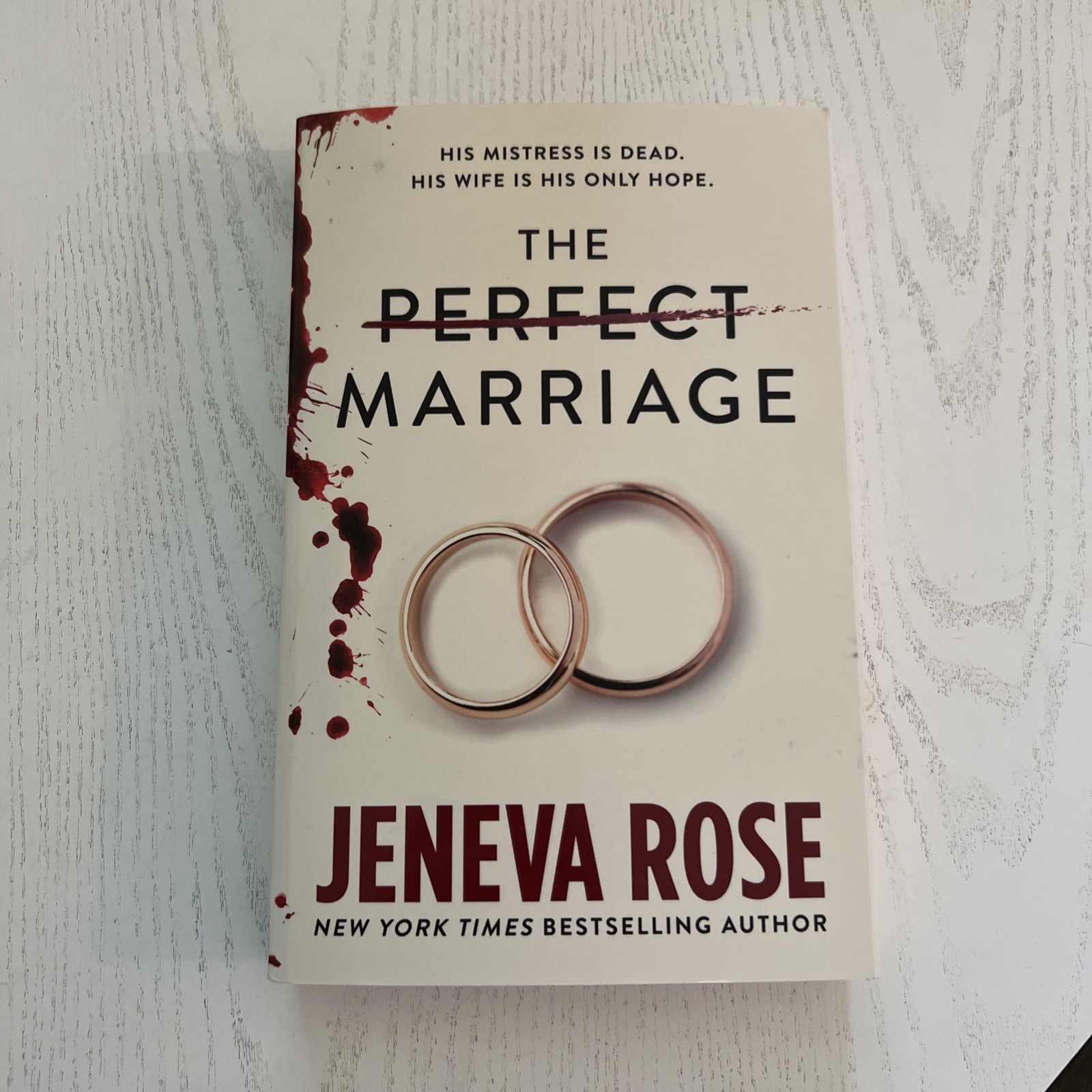 The Perfect Marriage, Trade Paperback by Jeneva Rose 2020