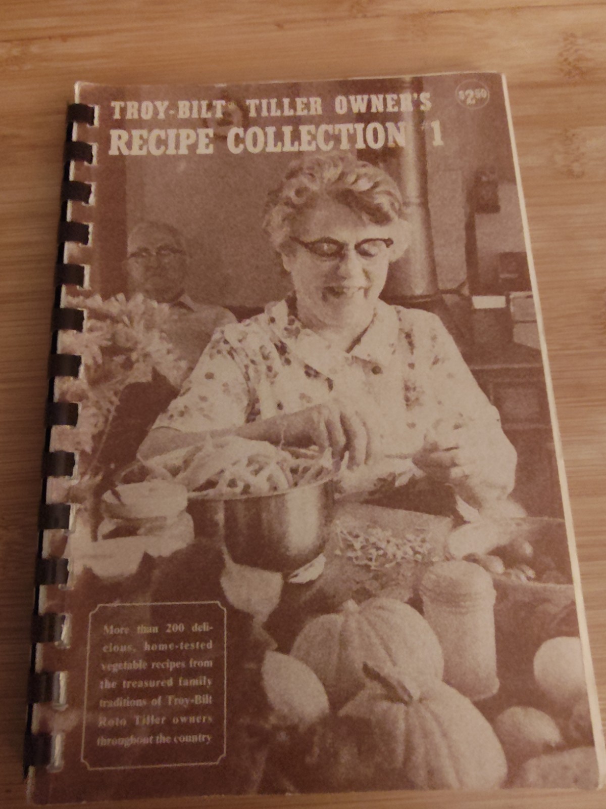 Troy-Bilt Tiller Owner’s Recipe Collection #1 Ring/Wire Bound 1976