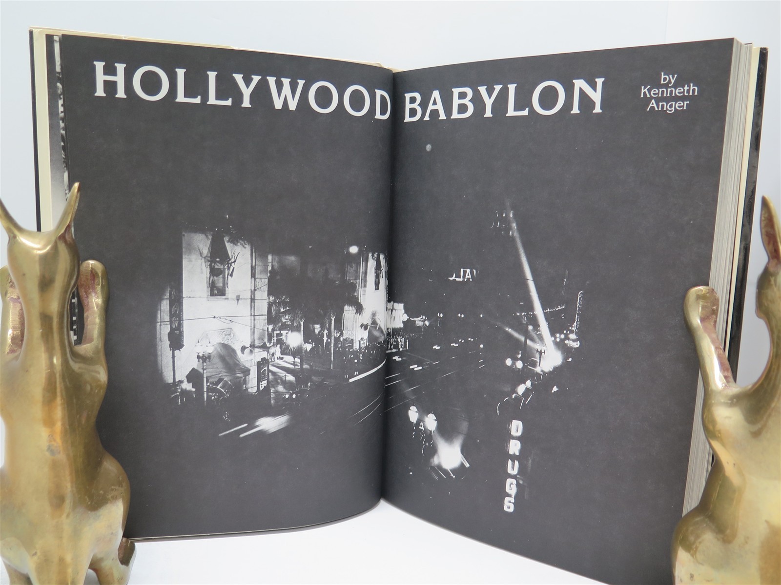 Kenneth Anger “Hollywood Babylon” 1st edition 38th printing HCDJ 1975 US