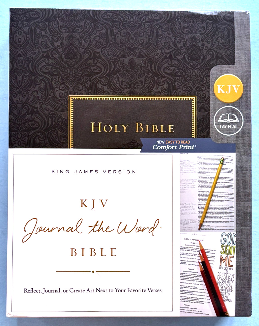 Holy Bible : King James Version, Black, Journal the Word Bible, Red Letter Ed…