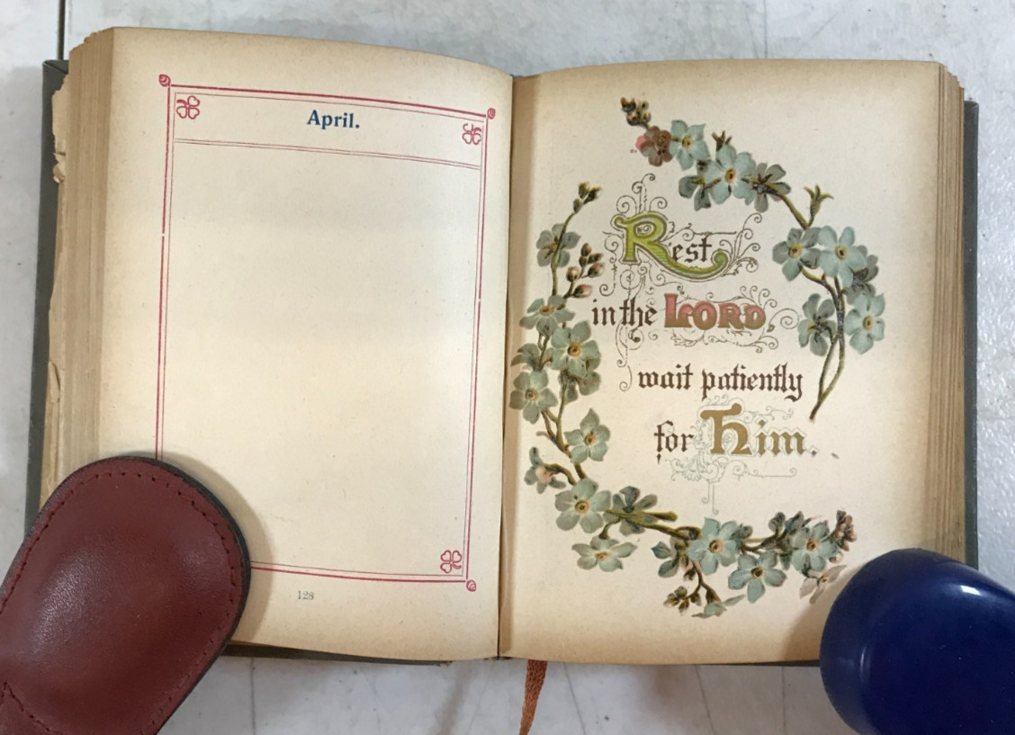 Forget me not; Scripture Texts, 1911, E-92