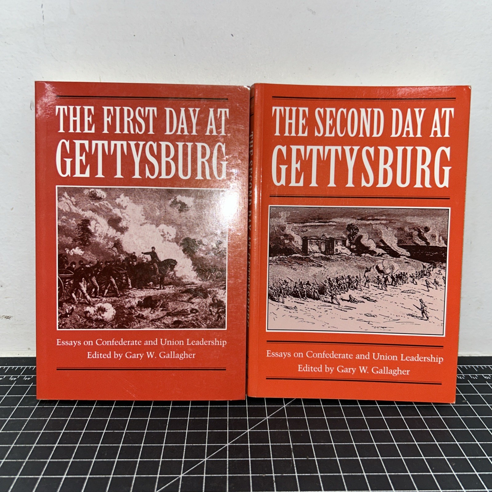 First & Second Day at Gettysburg 2 books Gary W Gallagher