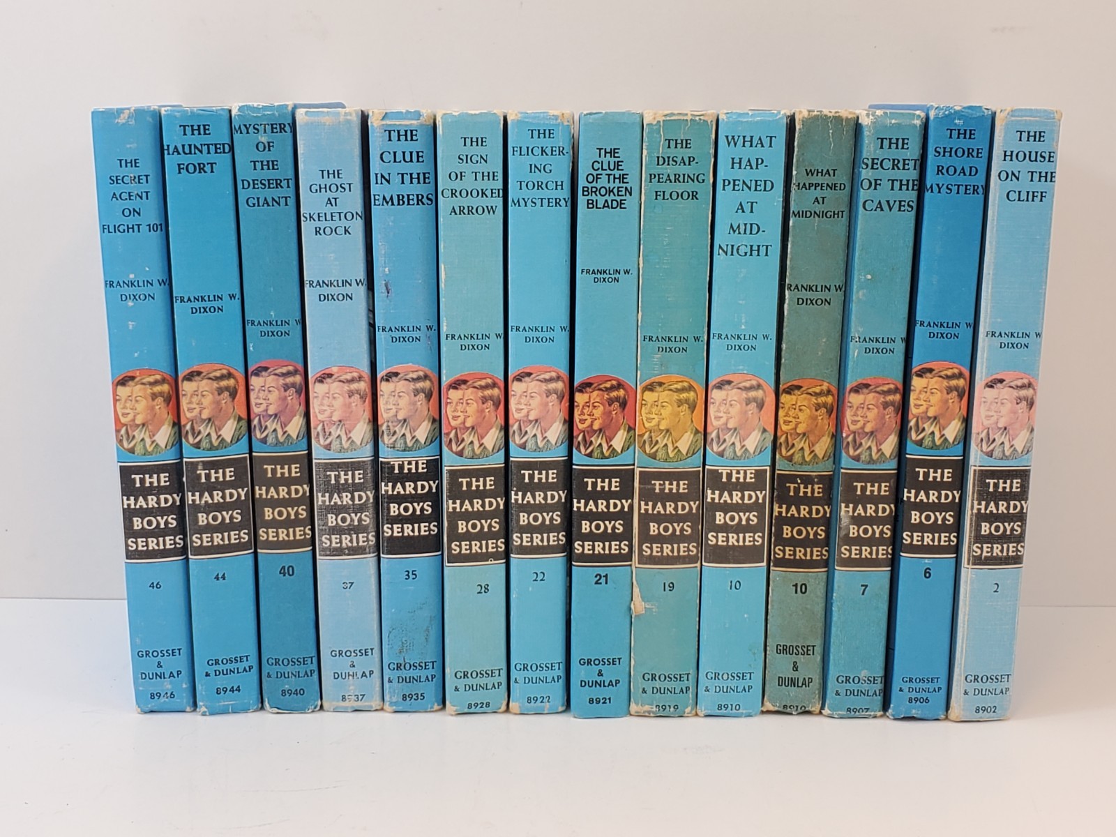 The Hardy Boys Series Books Lot Of 14 1931-1967 Miscellaneous Volumes Read Desc