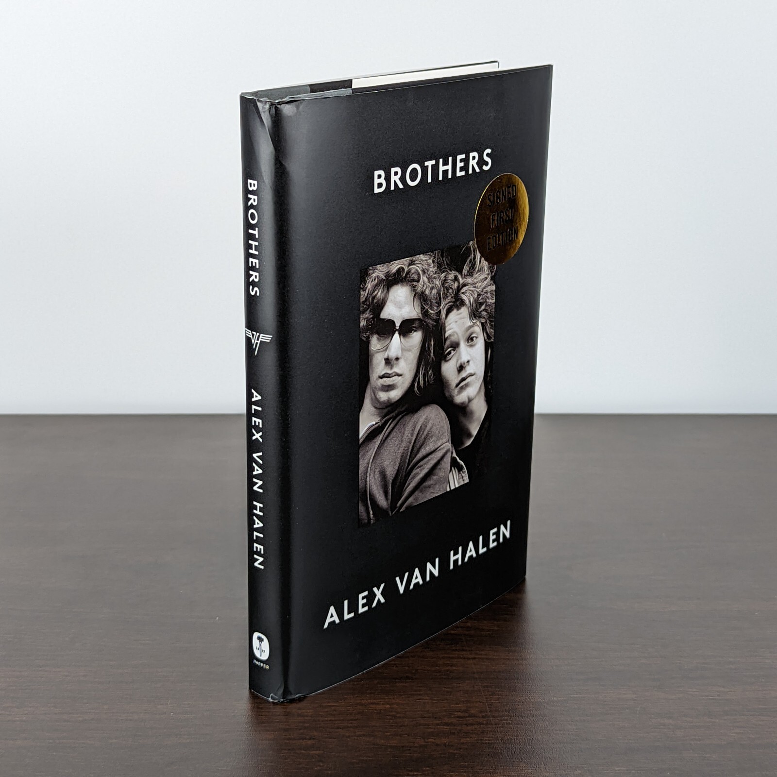 BROTHERS Alex Van Halen SIGNED Autographed 1st First Edition Hardcover (Damaged)