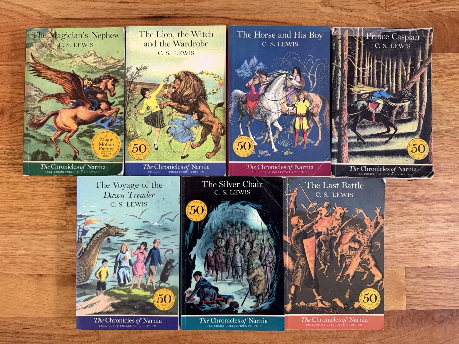 Lot 7: The Chronicles of Narnia Full-Color Collector’s Edition Complete Set Lion