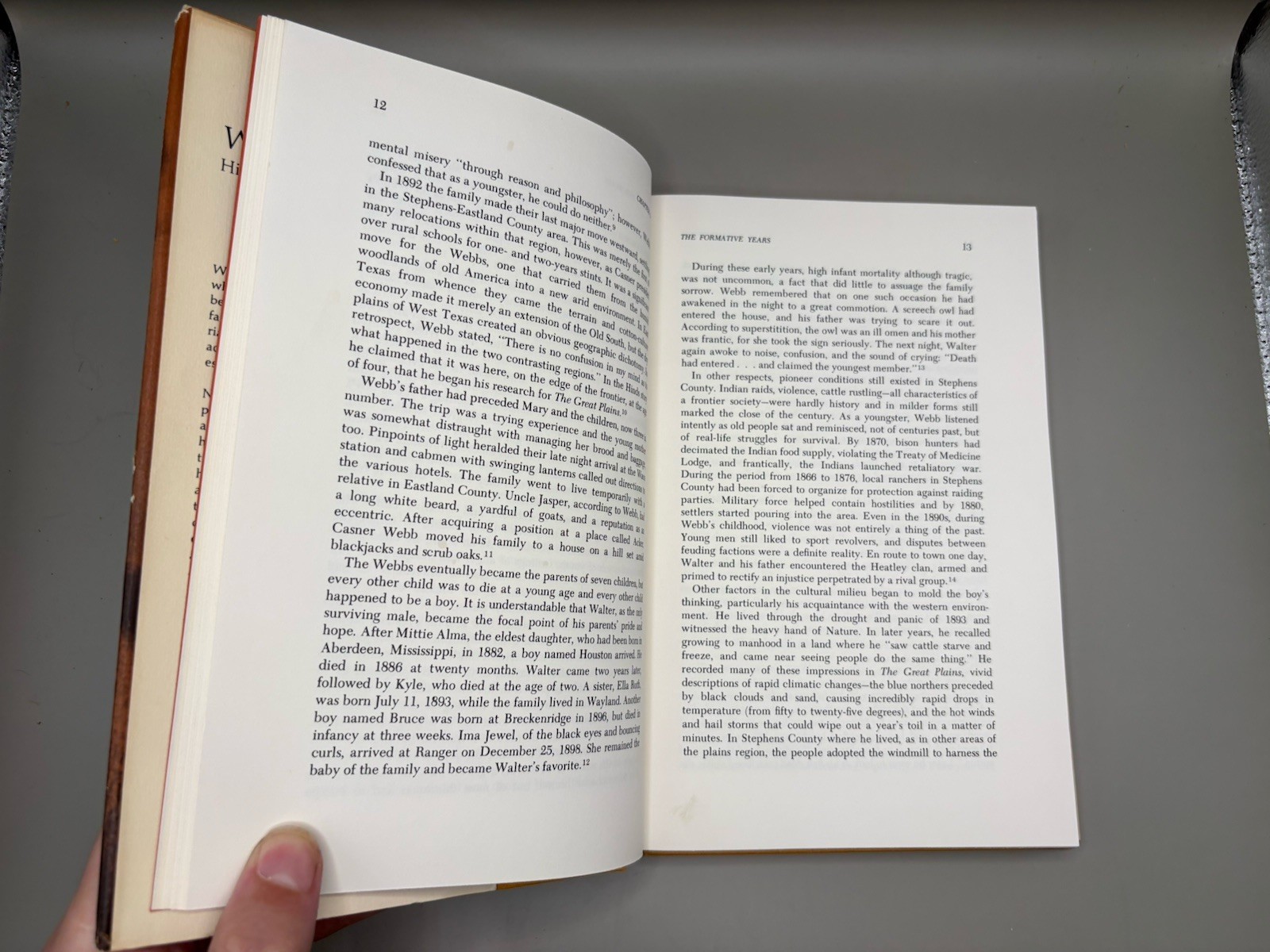 Walter Prescott Webb/Necah Stewart Furman Signed Inscribed/First Edition/1976/HC