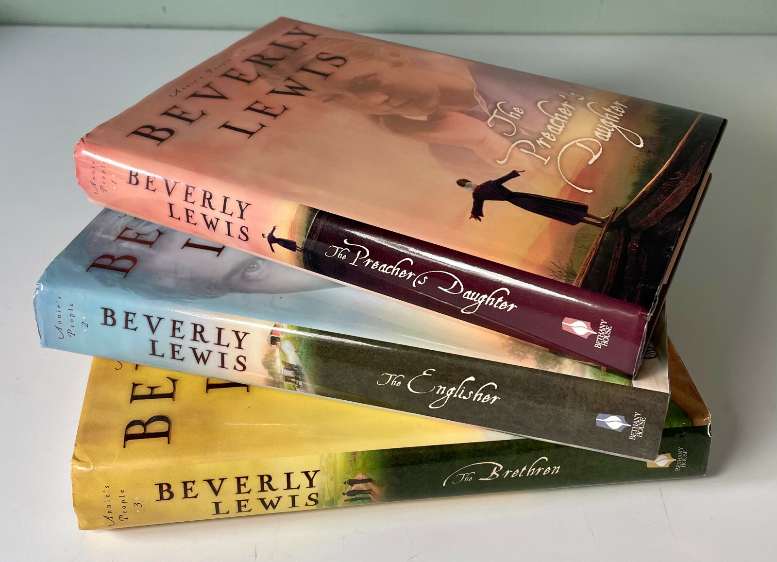 Annie’s People Beverly Lewis Amish Romance Complete Series Lot of 3 HC DJ