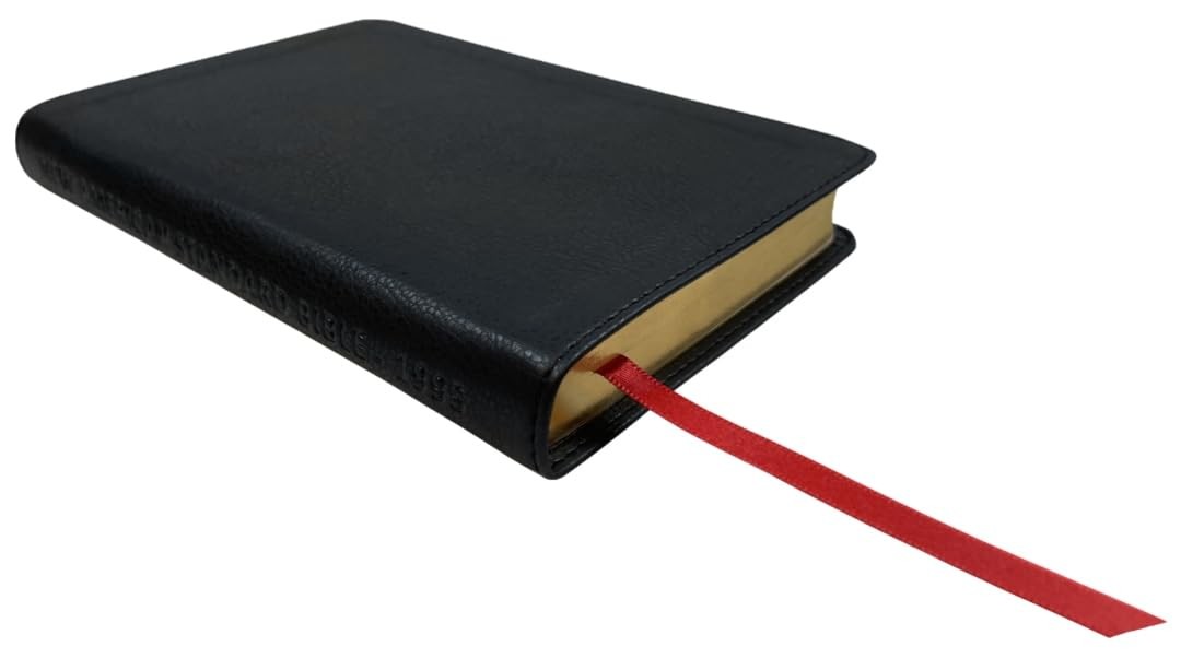 Compact NASB Bible Black LeatherTex 1995 Edition – Pocket Reference