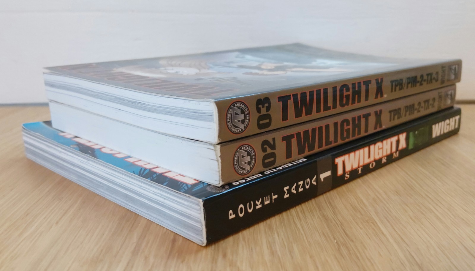 Twilight X Manga Volume TPB/PM-2-TX-1 & 2 Storm Wight Antarctic Press OOP Rare 3