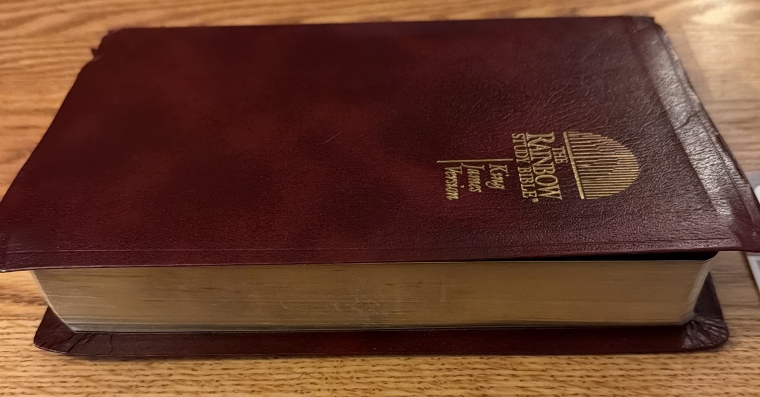 The Rainbow Study Bible, Bold Letter Edition – King James Version 1989 Burgundy