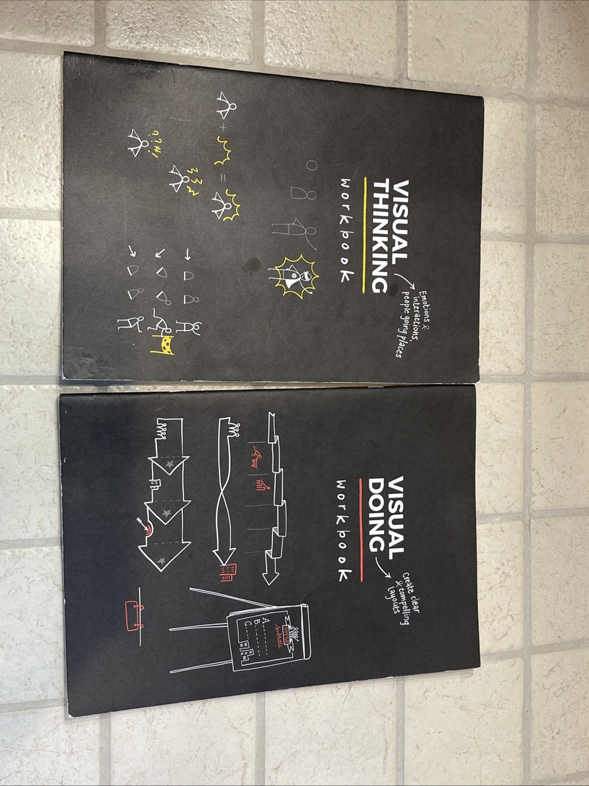 Visual Doing and Visual Thinking Workbooks by Brand Willemien, No Marks On Pages