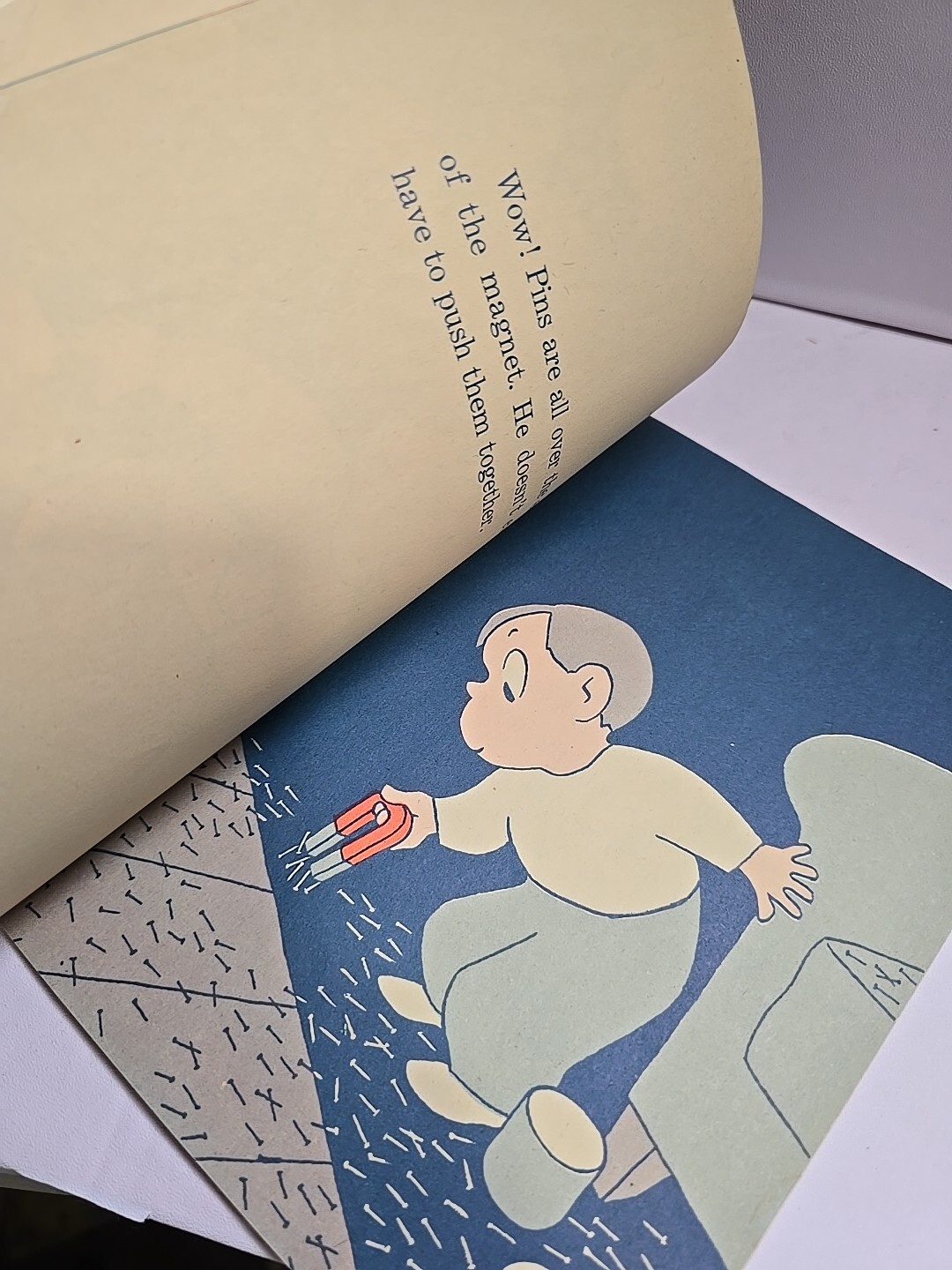 “Mickey’s Magnet” PAPPERBACK 1956 by Franklyn Branley & Eleanor Vaughan