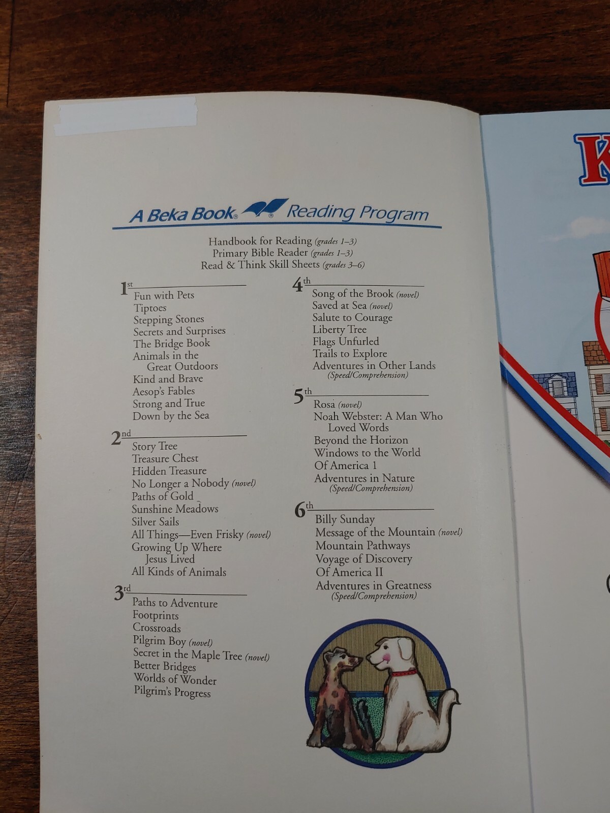 Abeka 1st Grade Reader “Kind and Brave” Fourth Edition 1.7