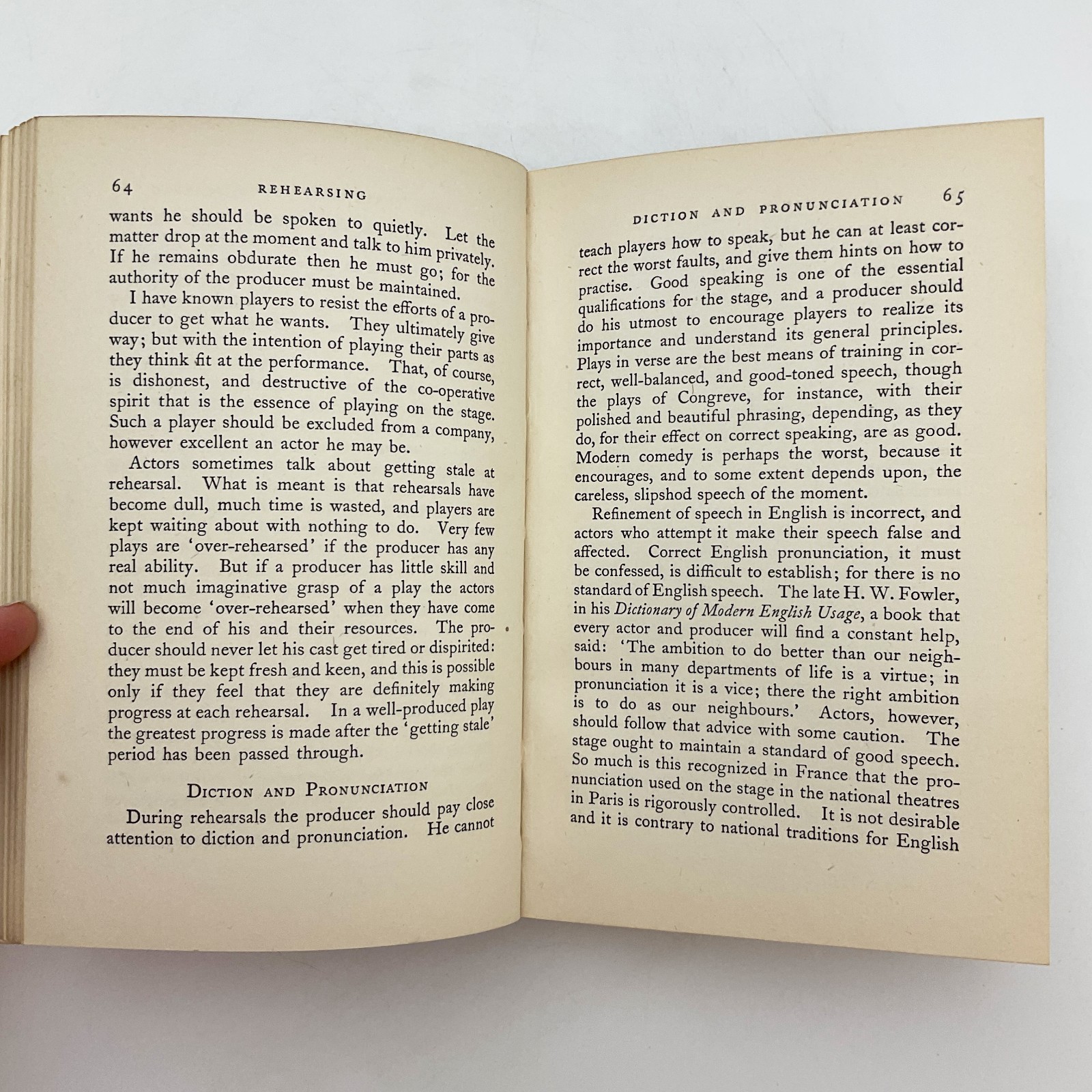 Producing Plays Performing Arts Hardcover Book CB Purdom 1940