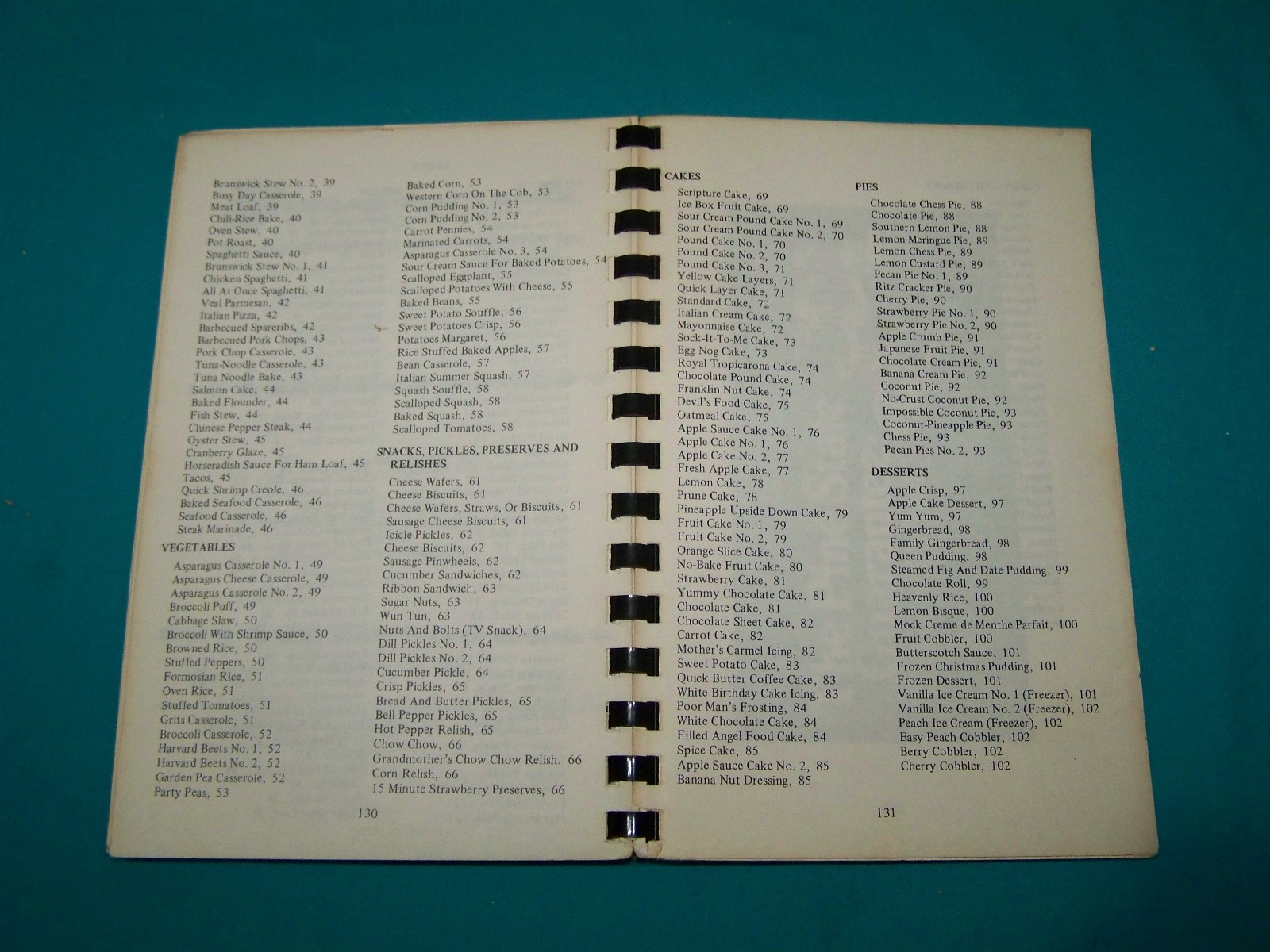 Wake Forest United Methodist Church Cookbook 1974 Wake Forest North Carolina