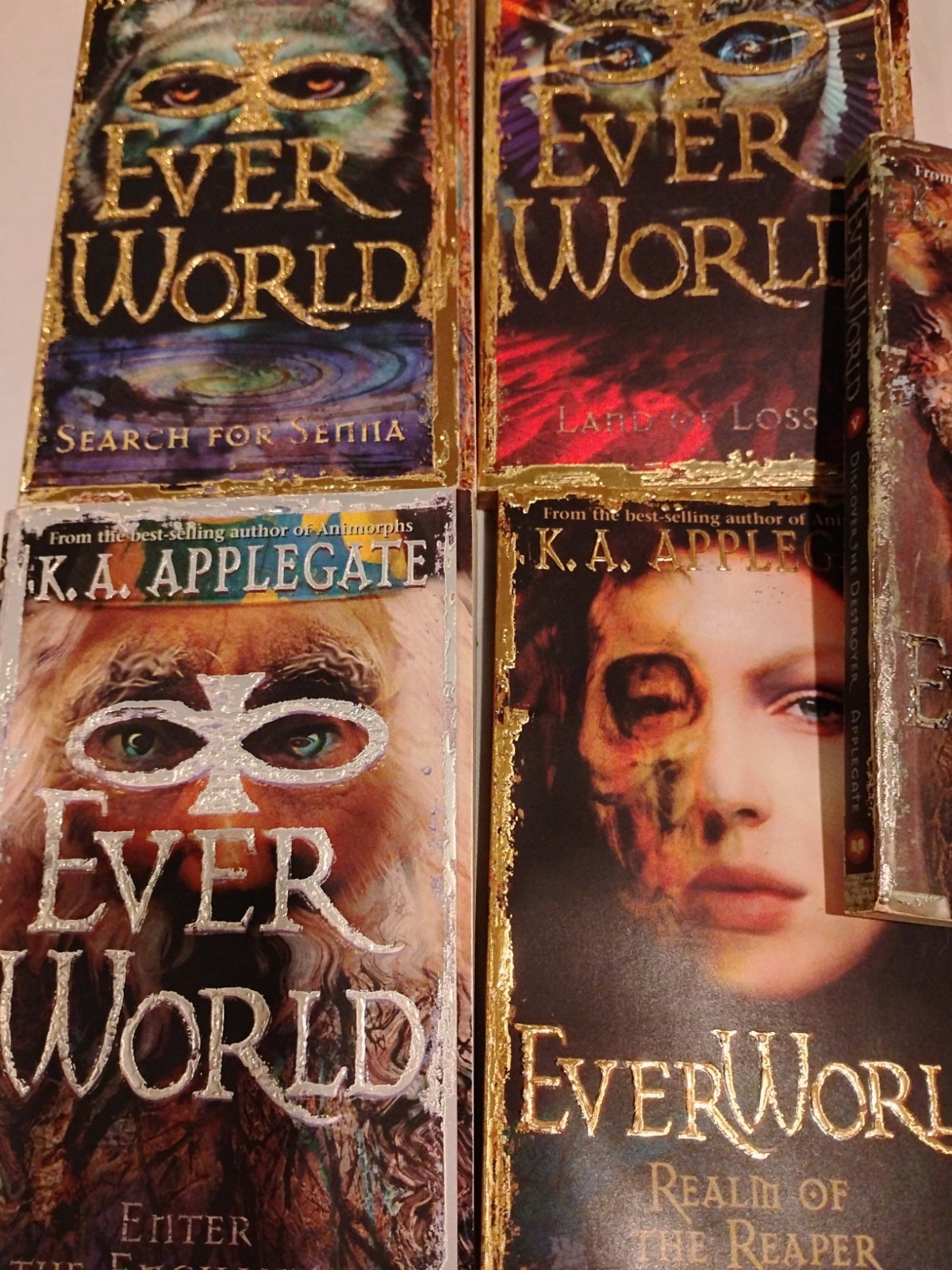 EverWorld Complete Series Book Set 1-12 K.A. Applegate Vintage Scholastic