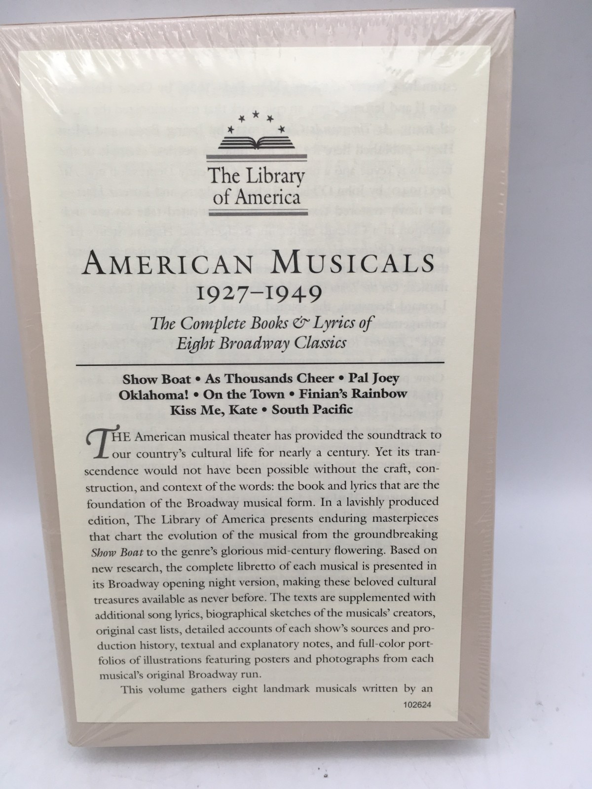 NEW SEALED American Musicals 1927-1949. The Library of America. In Slipcase.