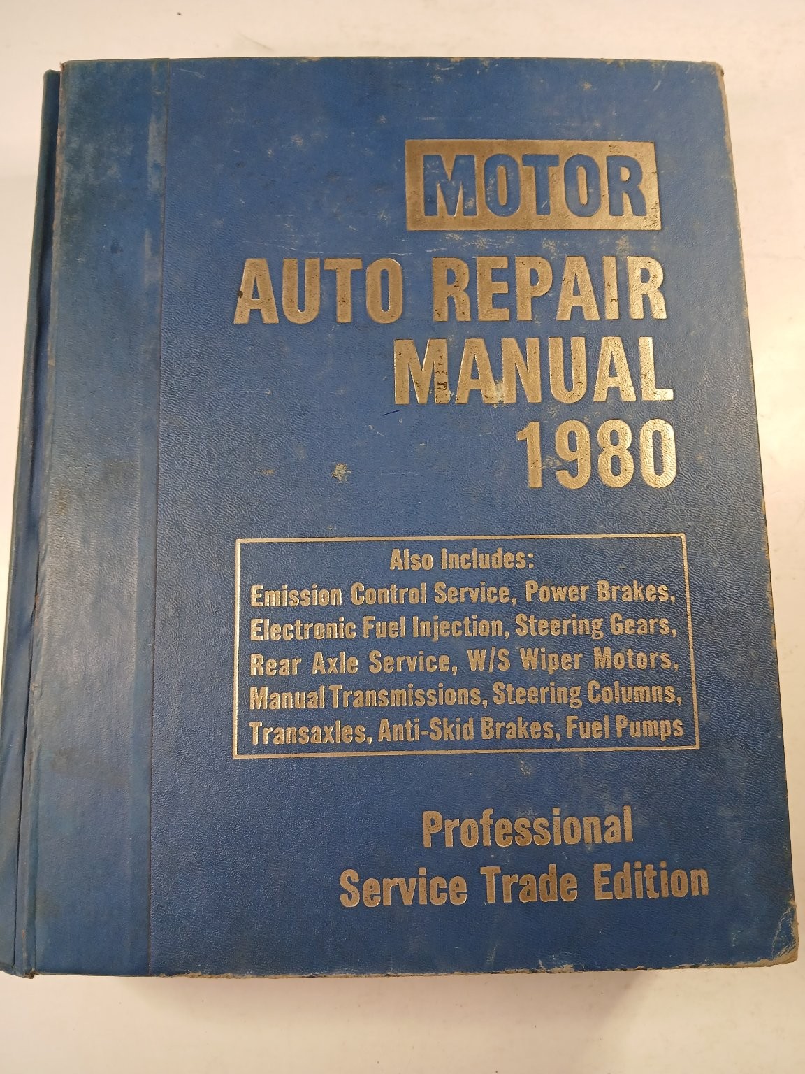 MOTOR Auto Repair Manual 1980 43rd Edition First Printing Professional Trade
