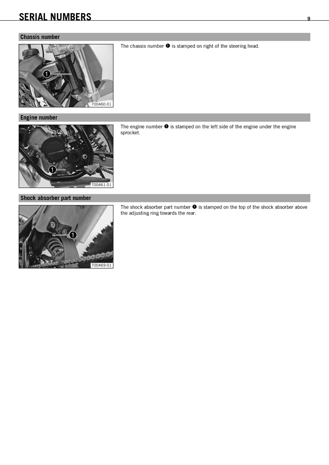 KTM 50 SX 50 SX Mini Owners Manual 2011 – STEEL WIRE BOUND – PROTECTIVE COVERS
