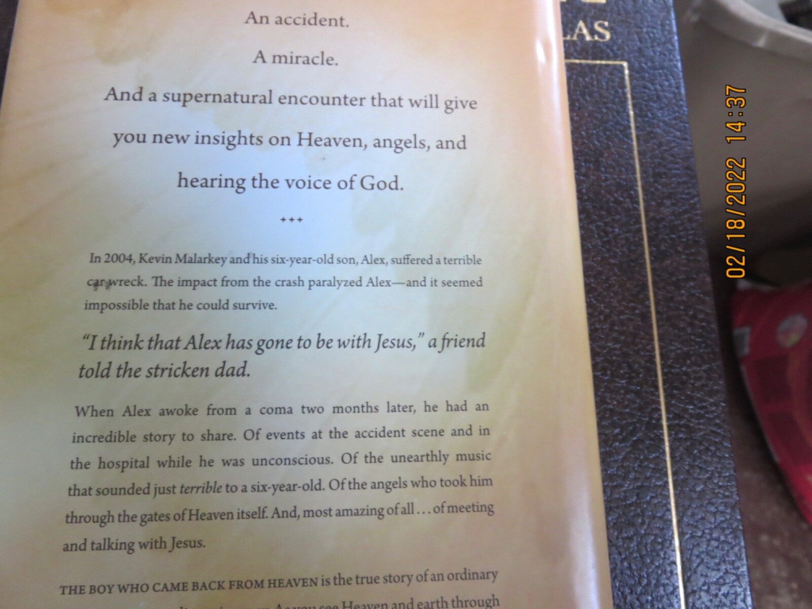 Boy Who Came Back from Heaven : A Remarkable Account of Miracles, #R4-90.