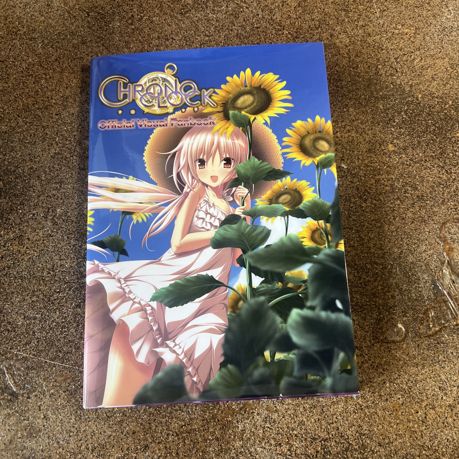 Chrono Clock Visual Fan Book Purple Software Collectible