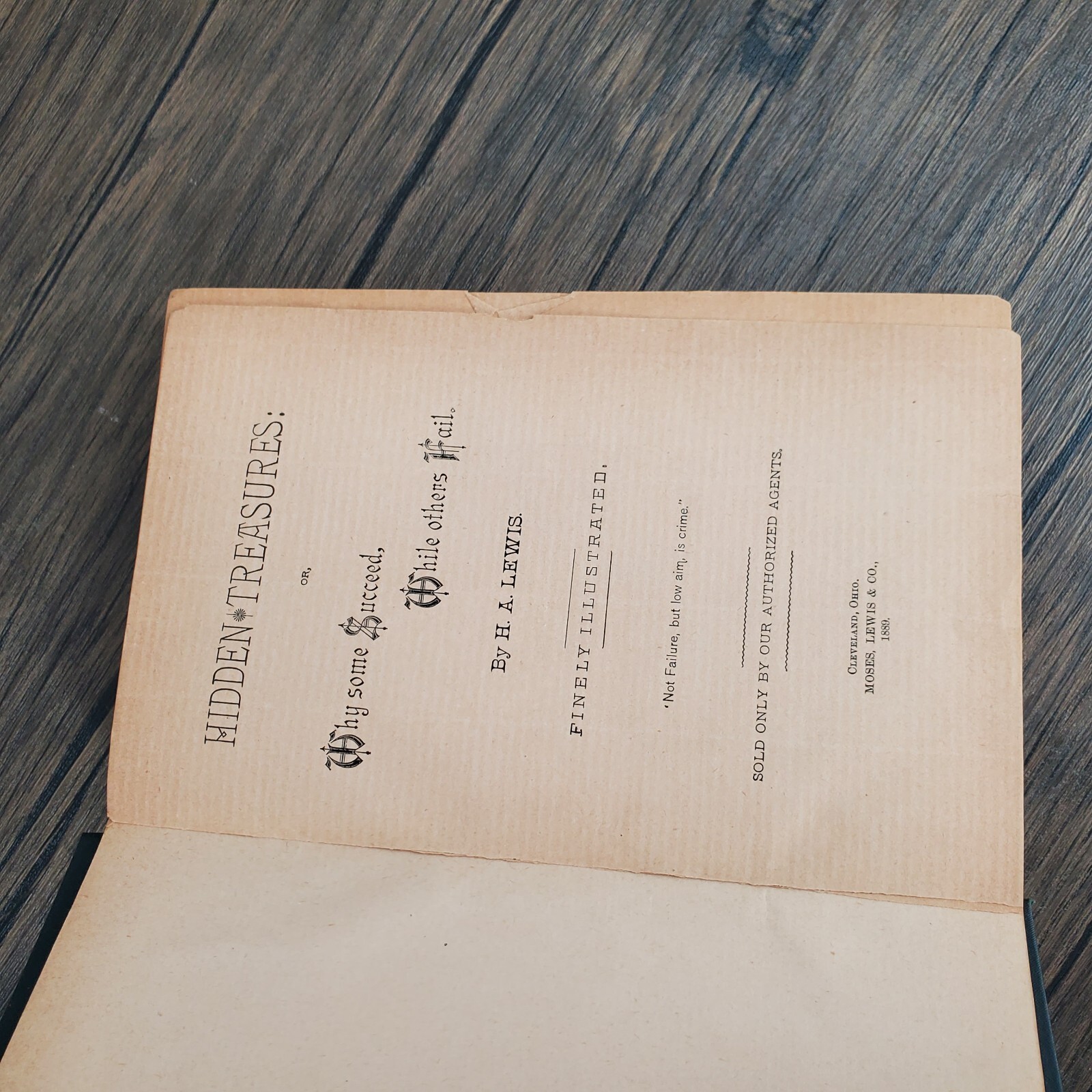 Hidden Treasures Why Some Succeed While Others Fail 1888 Lewis
