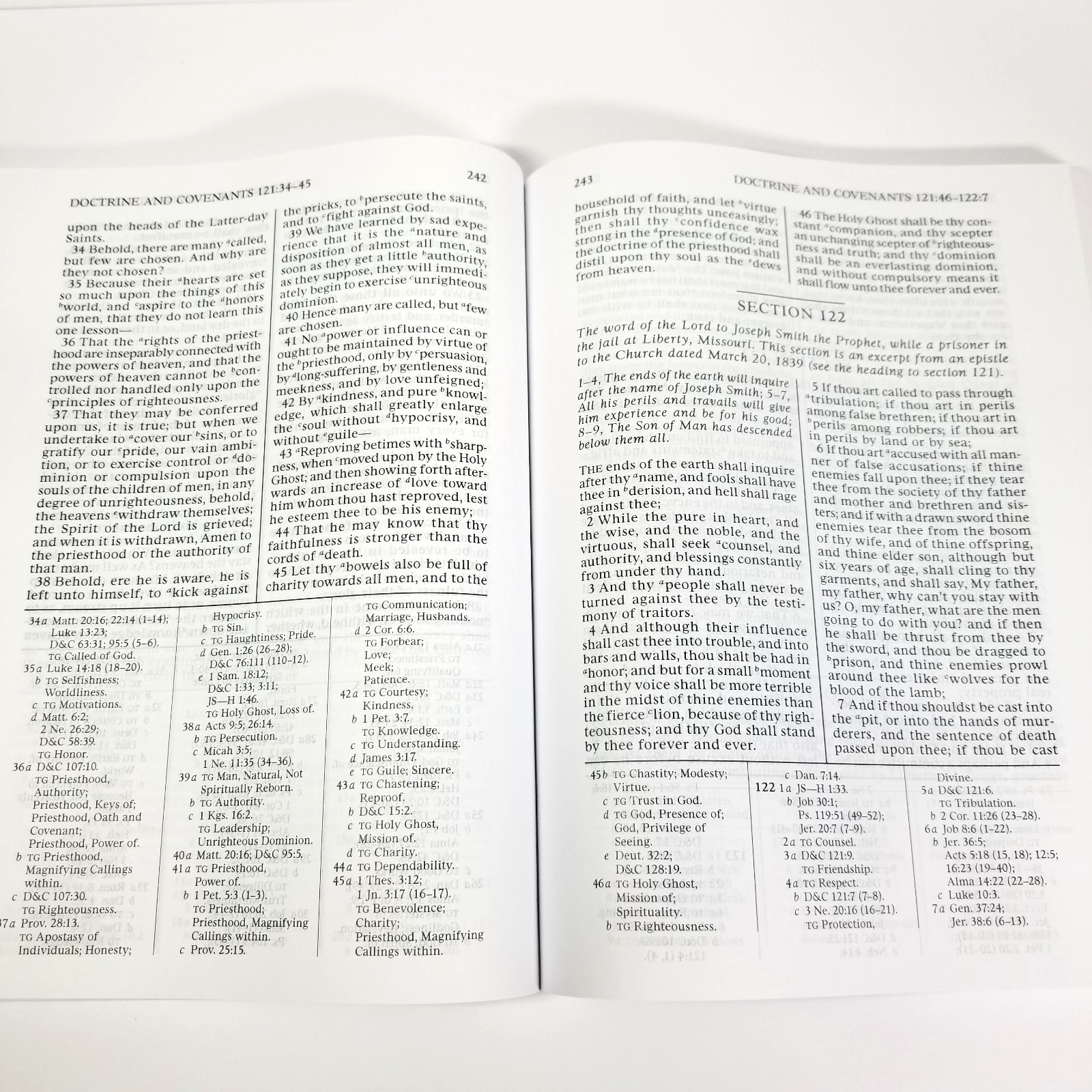 LDS Triple Combination Extra Large Print Scriptures Book of Mormon 2013 PB