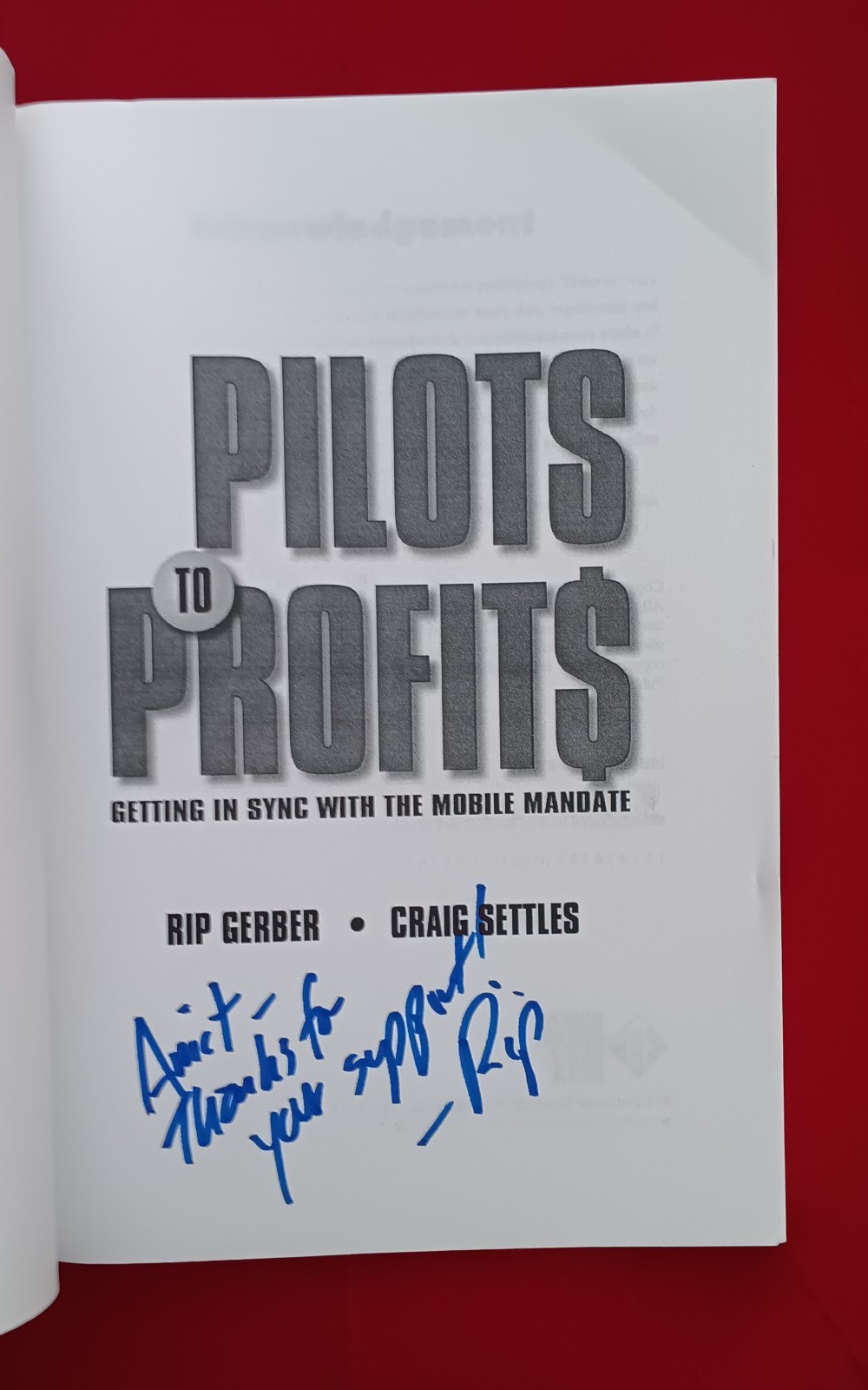 Pilots to Profits: Getting in Sync with the Mobile Mandate by Gerber & Settles